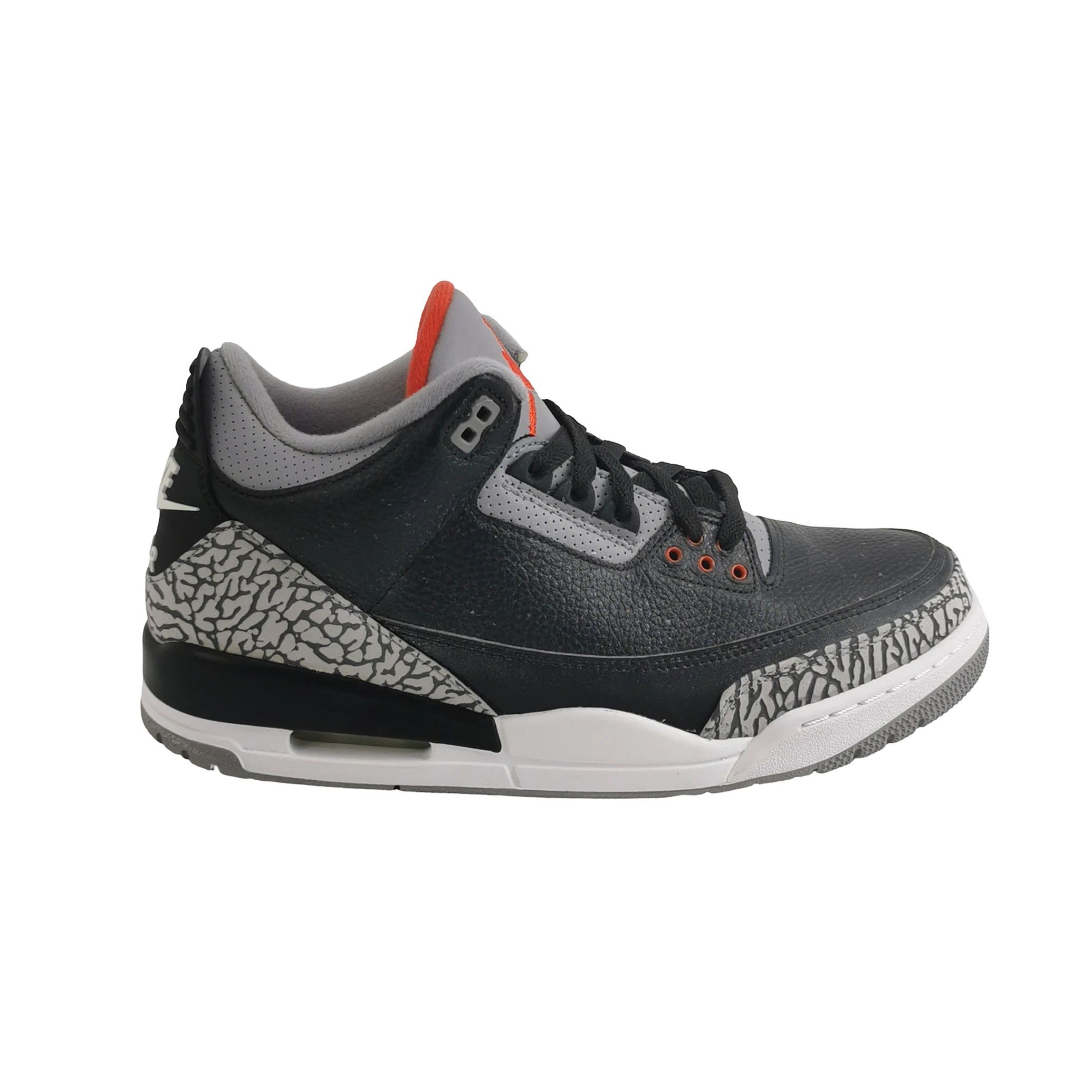 Jordan Brand Jordan Brand Black Cement Air Jordan 3 Sneakers 44 Size US 11 / EU 44 - 2 Thumbnail