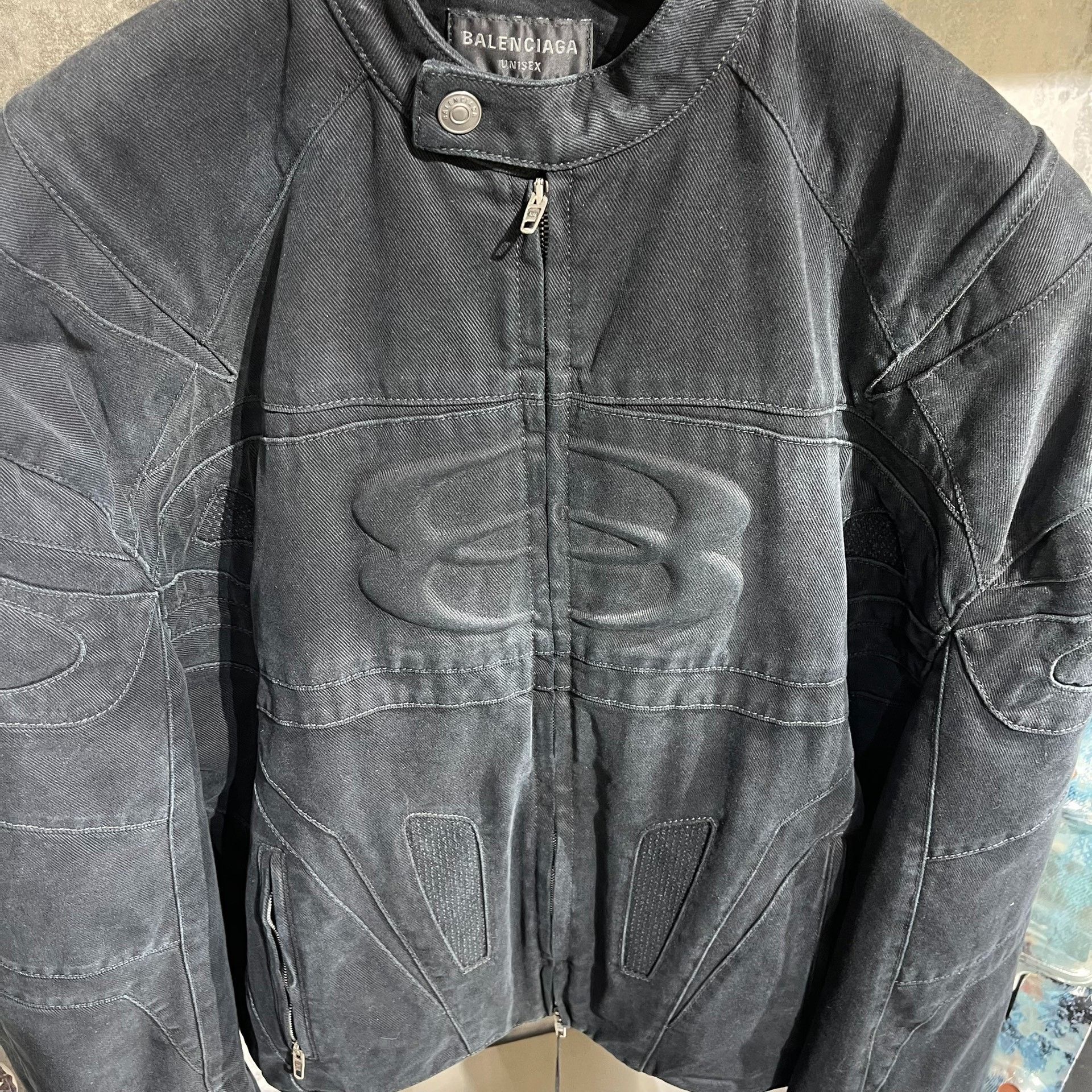 Balenciaga Balenciaga Denim Black Light Jacket l Men Size US L / EU 52-54 / 3 - 6 Thumbnail