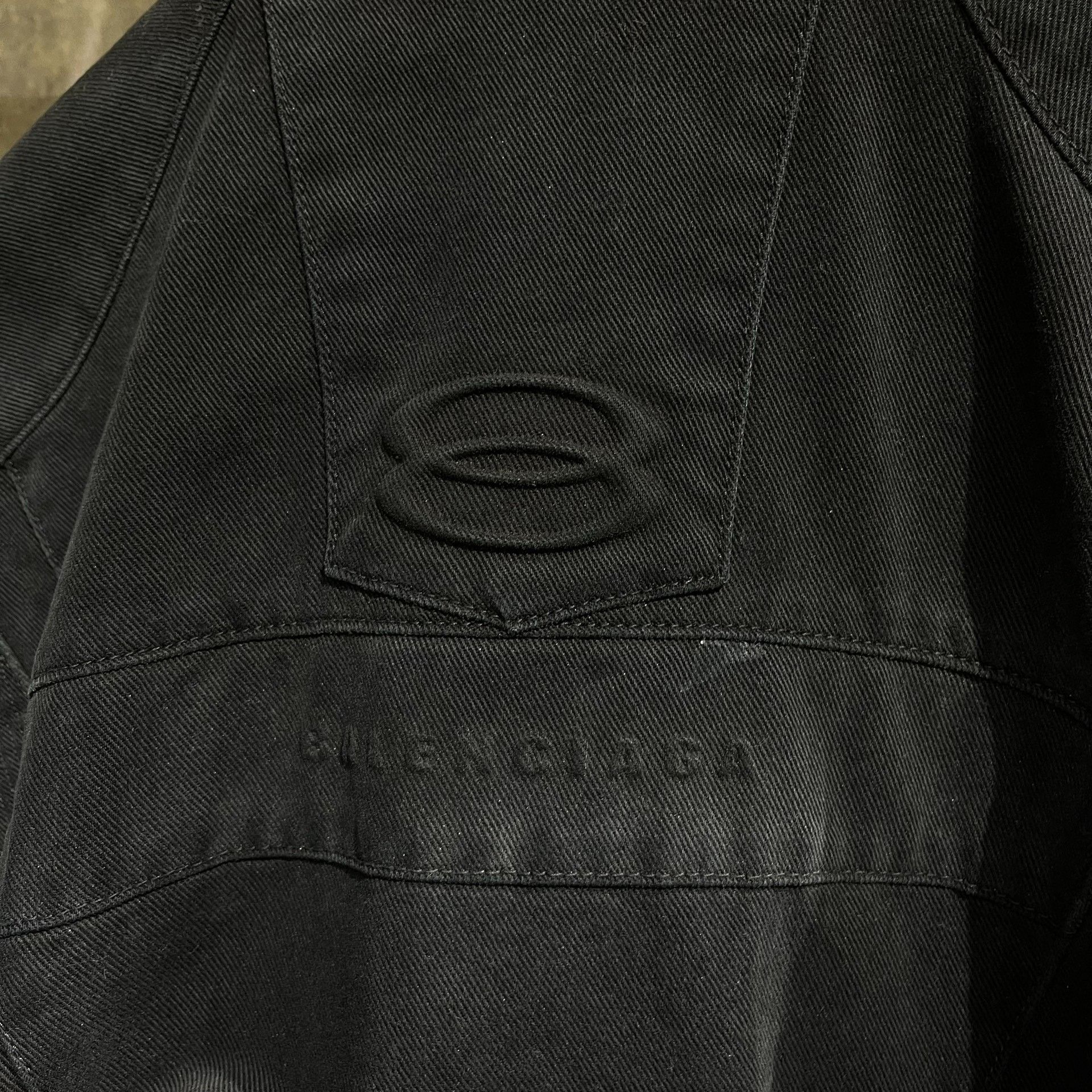 Balenciaga Balenciaga Denim Black Light Jacket l Men Size US L / EU 52-54 / 3 - 8 Thumbnail