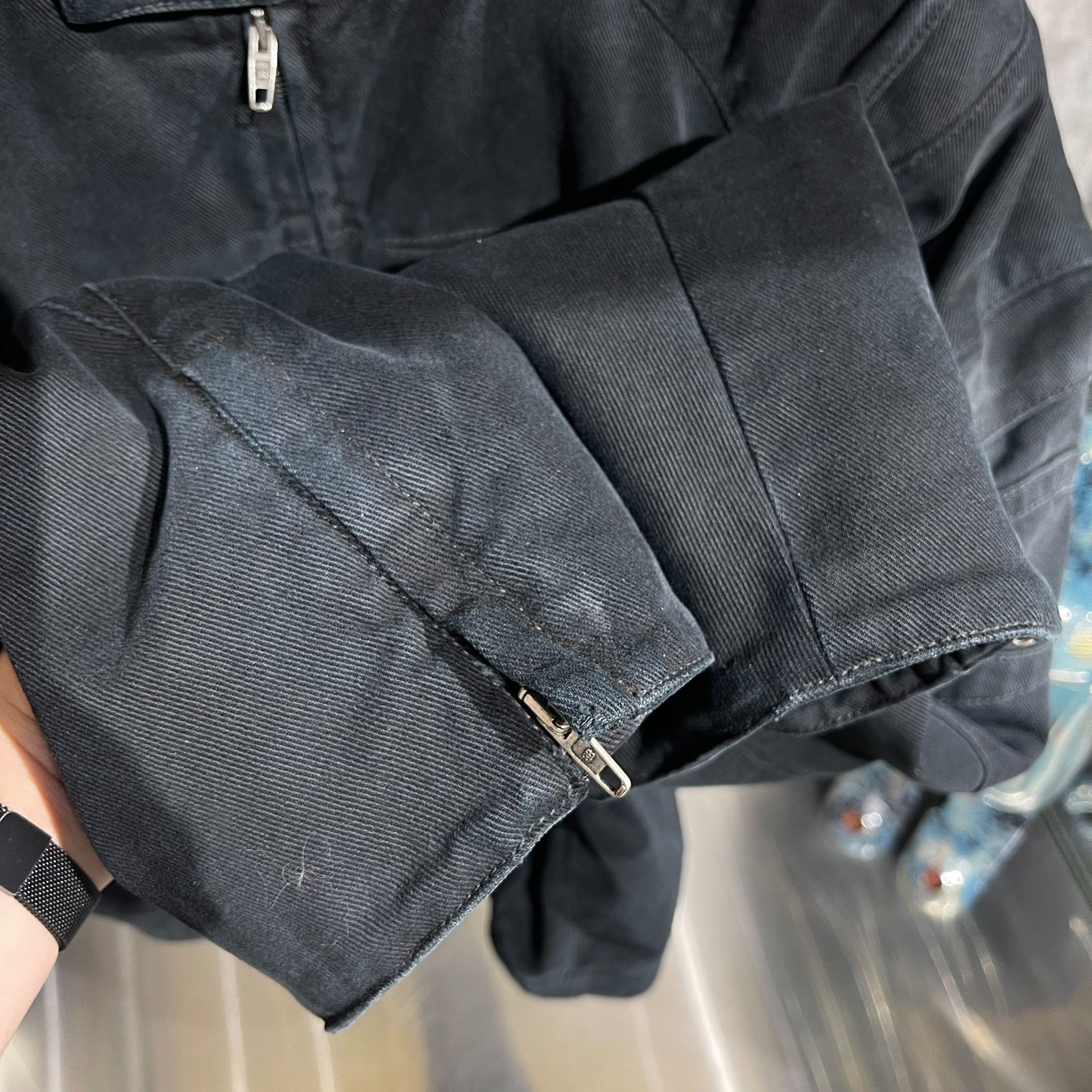 Balenciaga Balenciaga Denim Black Light Jacket l Men Size US L / EU 52-54 / 3 - 4 Thumbnail