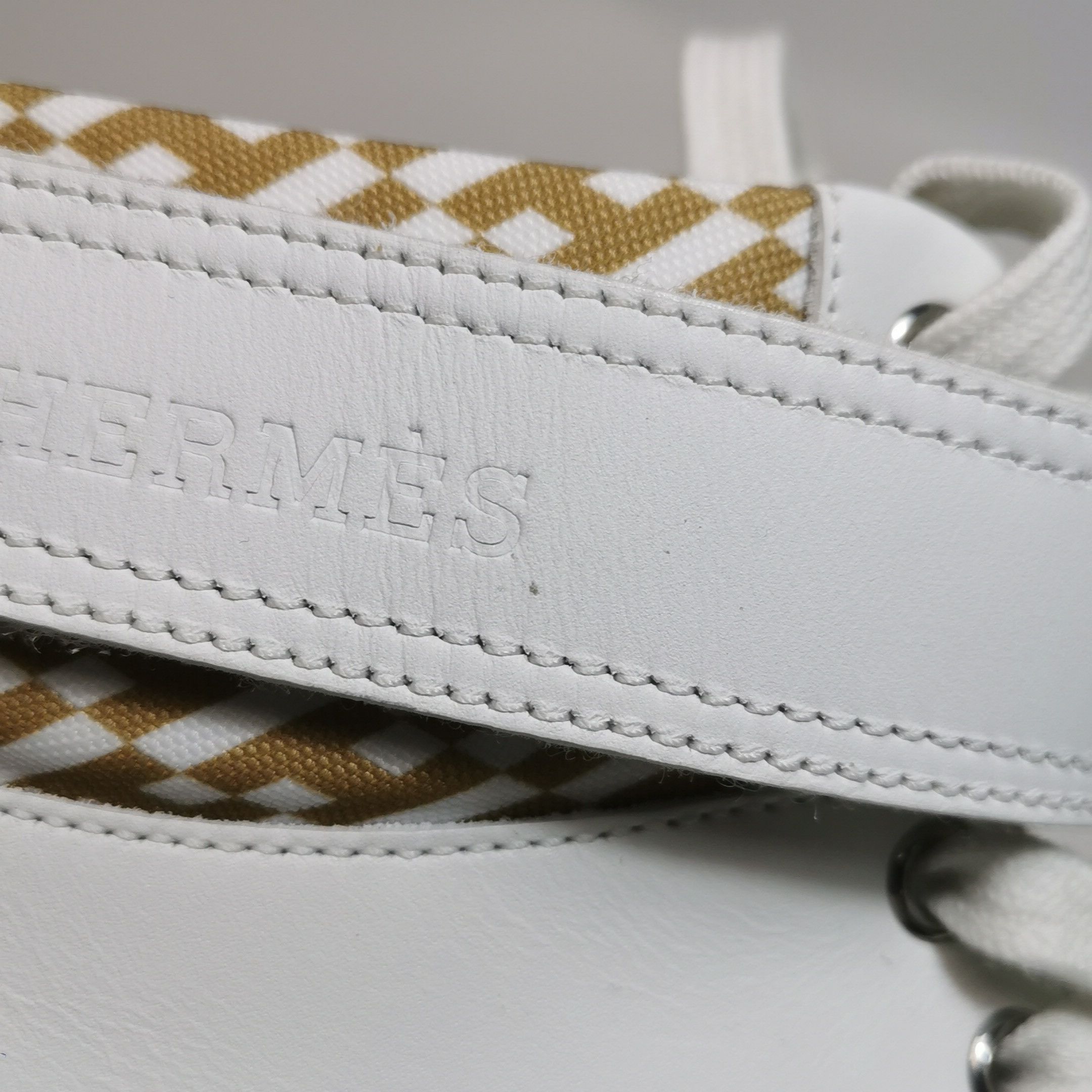 Hermes Hermes Freestyle Patterned High Top Sneakers 42 Size US 9 / EU 42 - 8 Thumbnail
