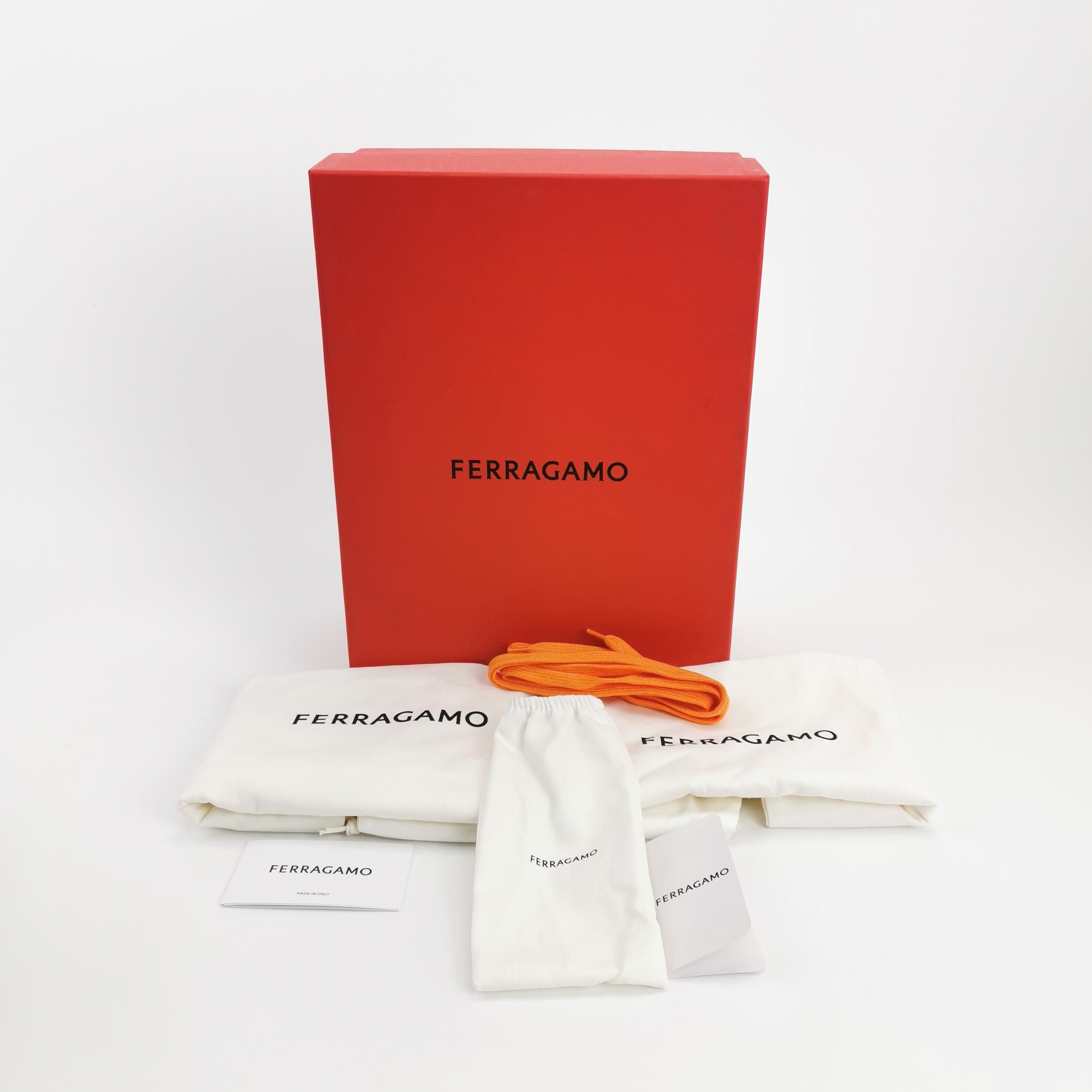 Salvatore Ferragamo Salvatore Ferragamo Paneled Leather Sneakers 42 Size US 9 / EU 42 - 7 Thumbnail