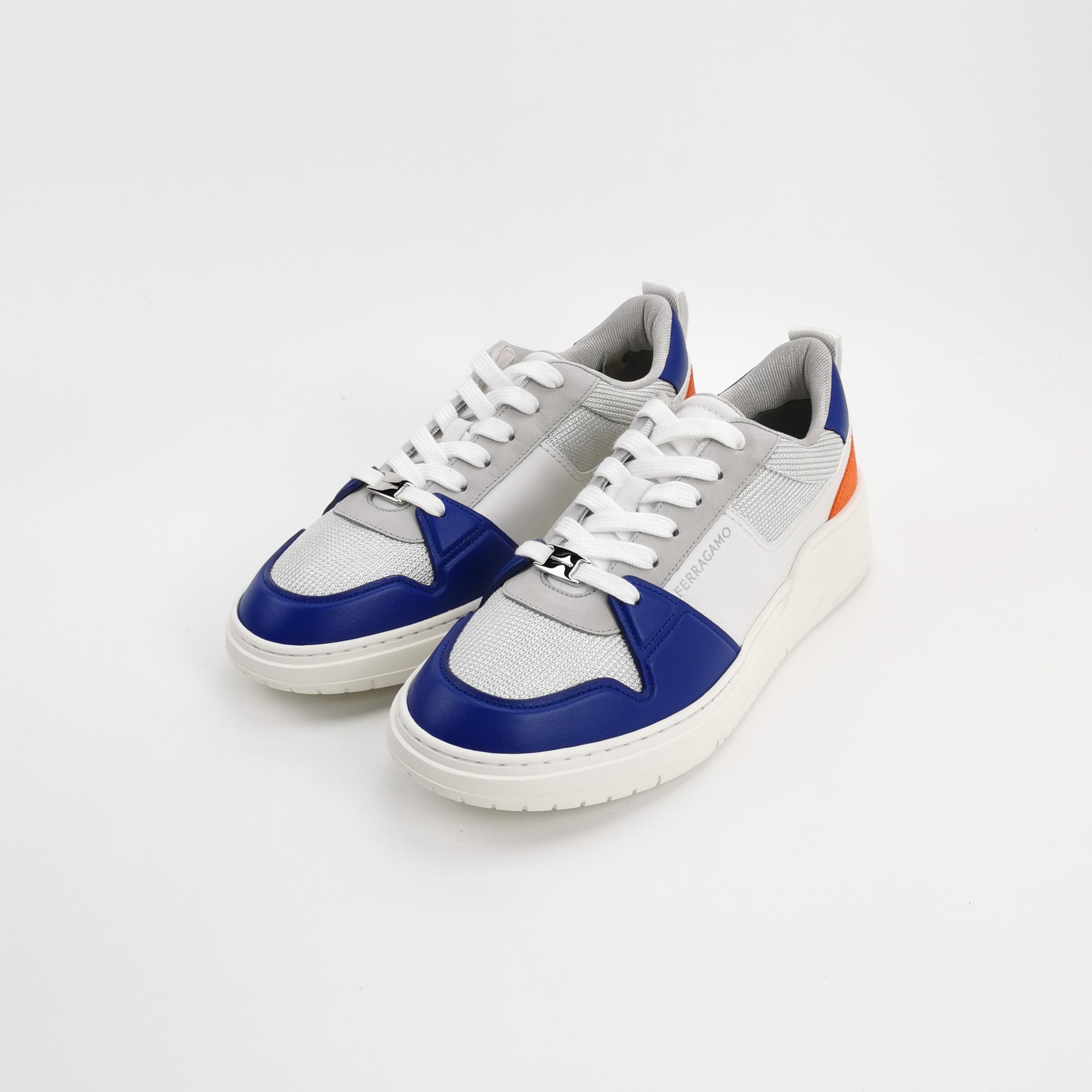 Salvatore Ferragamo Salvatore Ferragamo Paneled Leather Sneakers 42 Size US 9 / EU 42 - 3 Thumbnail