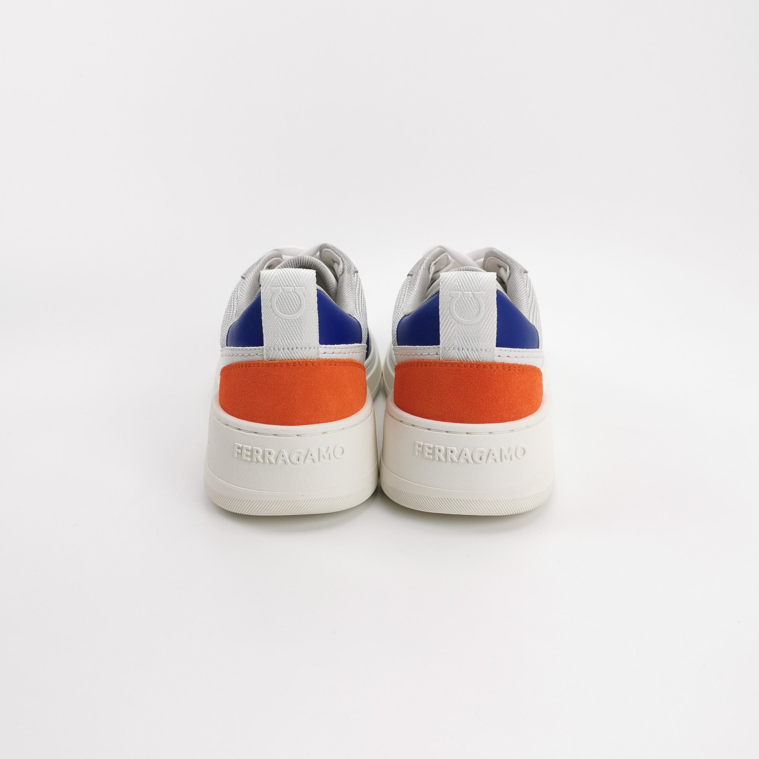 Salvatore Ferragamo Salvatore Ferragamo Paneled Leather Sneakers 42 Size US 9 / EU 42 - 5 Thumbnail