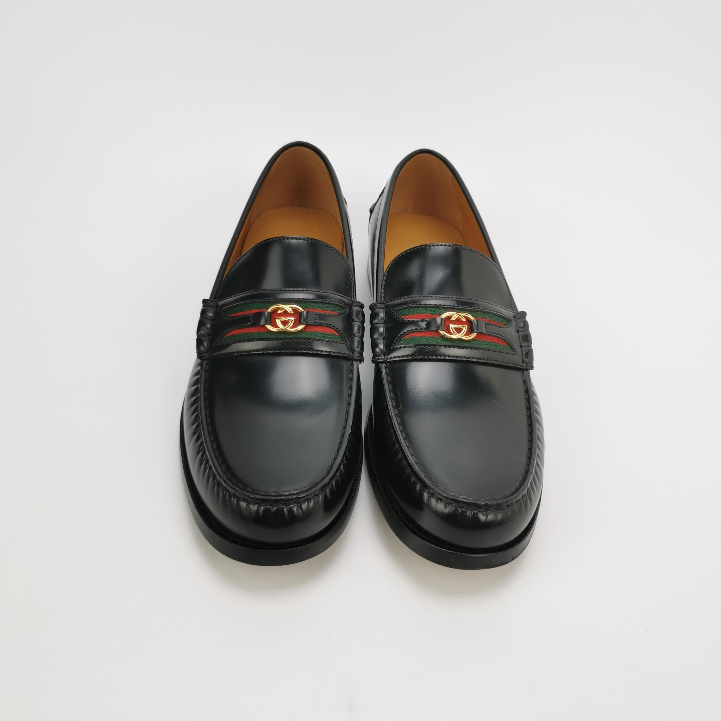 Gucci Gucci Interlocking G Web Loafers Size 11.5 Size US 12 / EU 45 - 4 Thumbnail