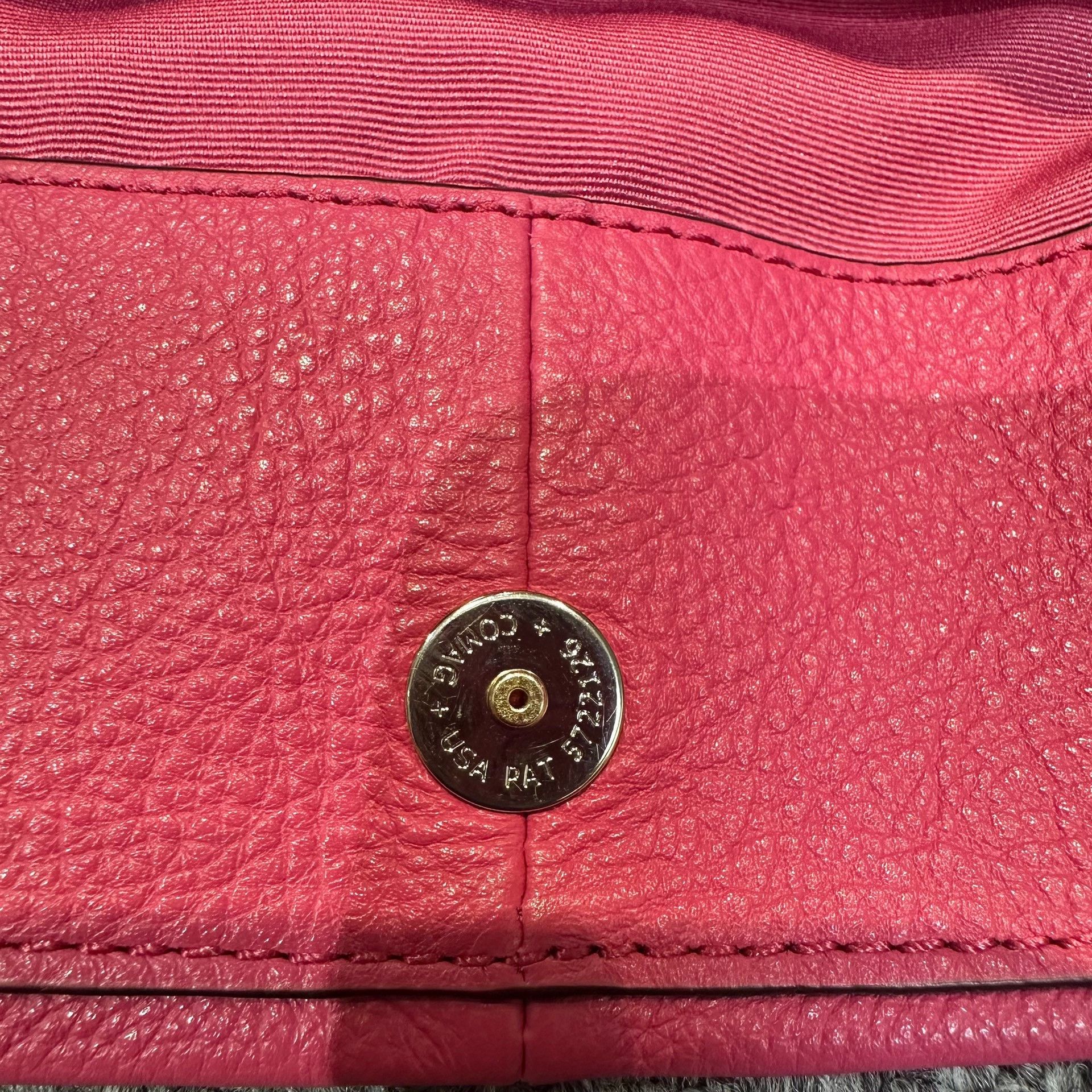 Coach Coach Red Shoulder Bag OS Women Size ONE SIZE - 6 Thumbnail