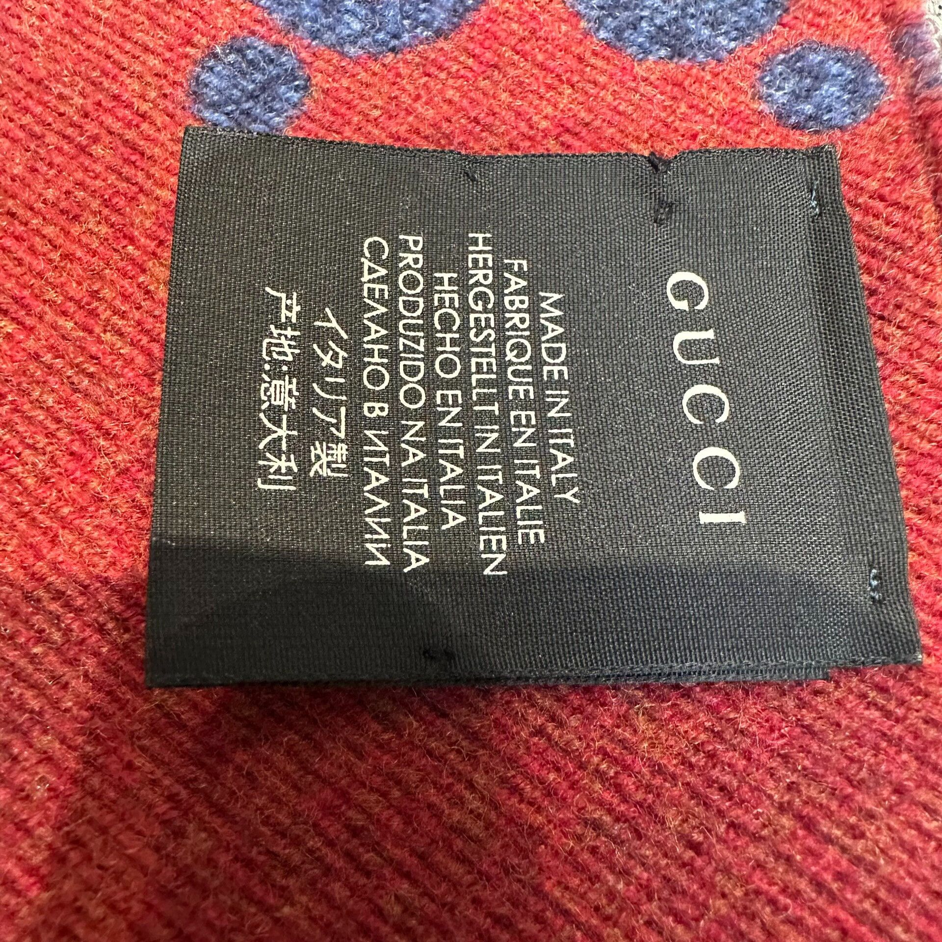 Gucci Gucci Blue Scarf one size Men Size ONE SIZE - 3 Thumbnail