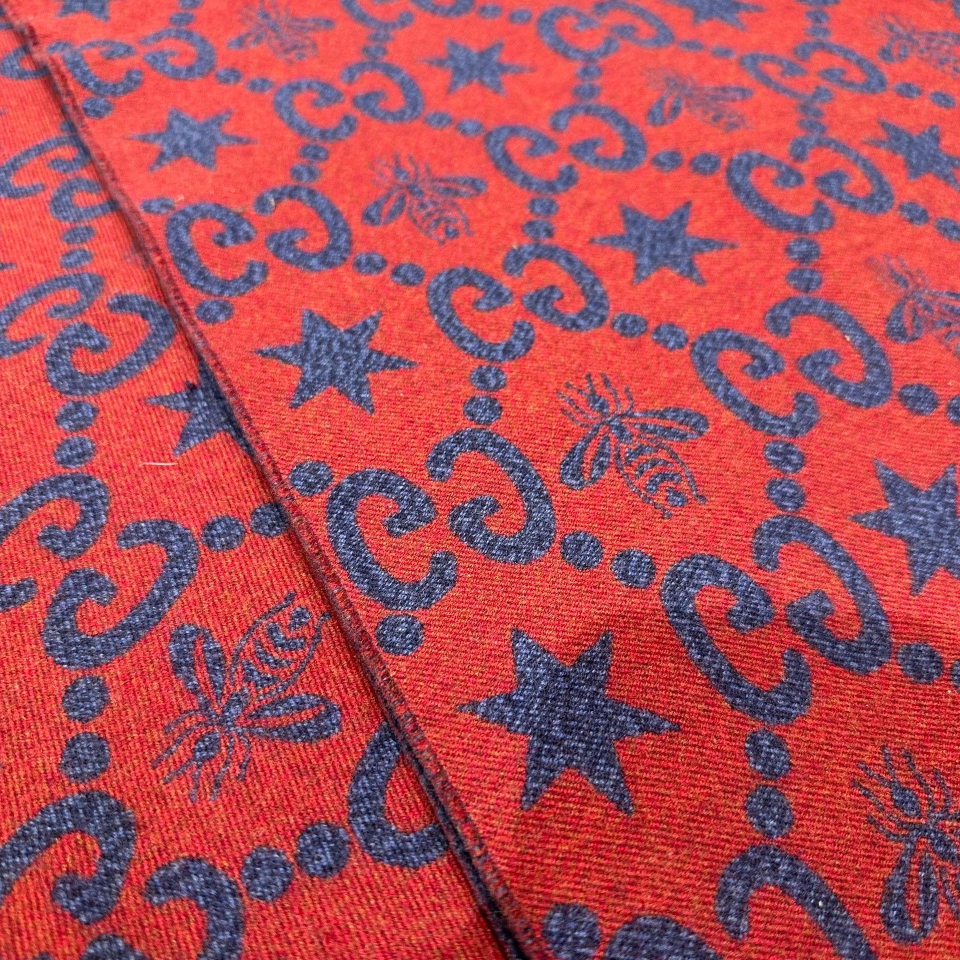 Gucci Gucci Blue Scarf one size Men Size ONE SIZE - 2 Thumbnail