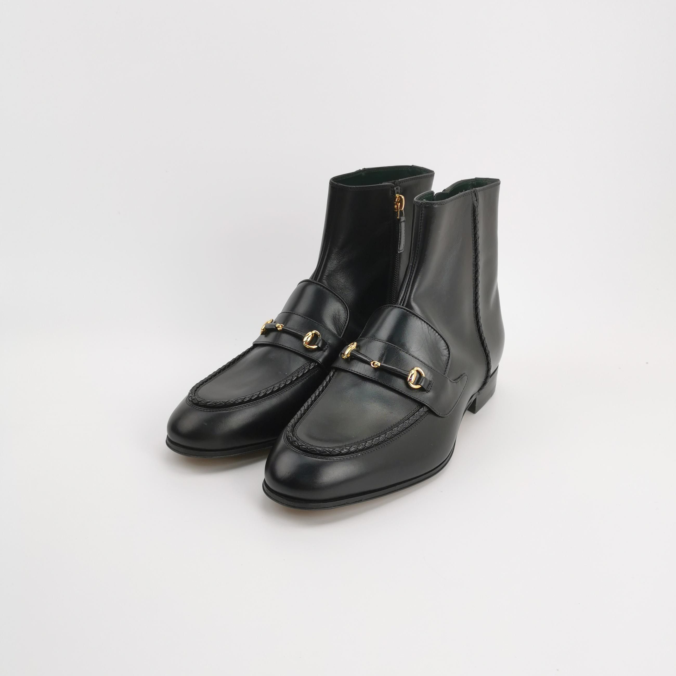 Gucci Gucci Horsebit Leather Ankle Boots 43 Size US 10 / EU 43 - 3 Thumbnail