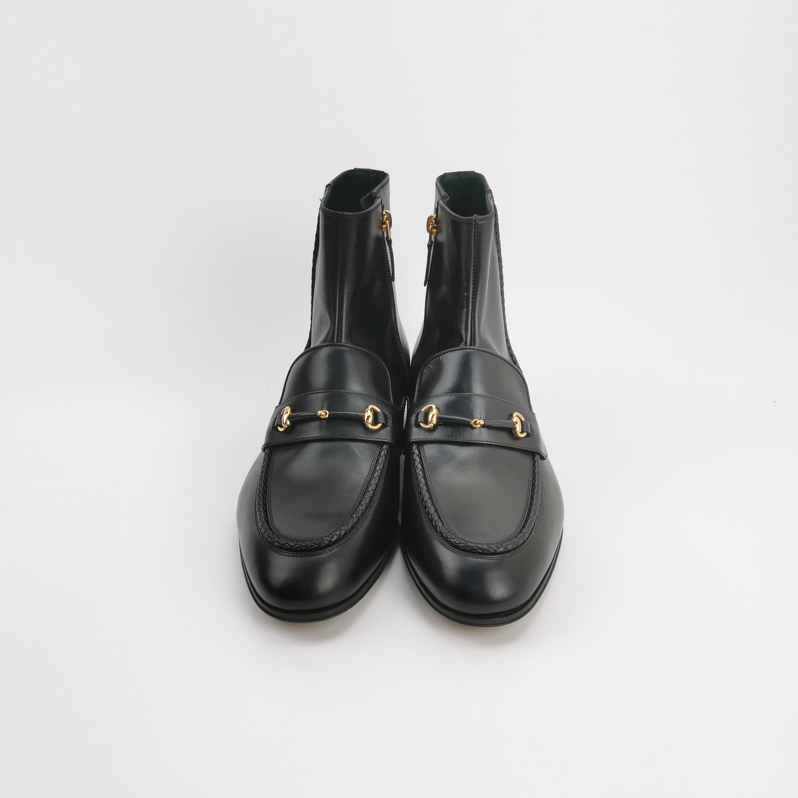 Gucci Gucci Horsebit Leather Ankle Boots 43 Size US 10 / EU 43 - 4 Thumbnail
