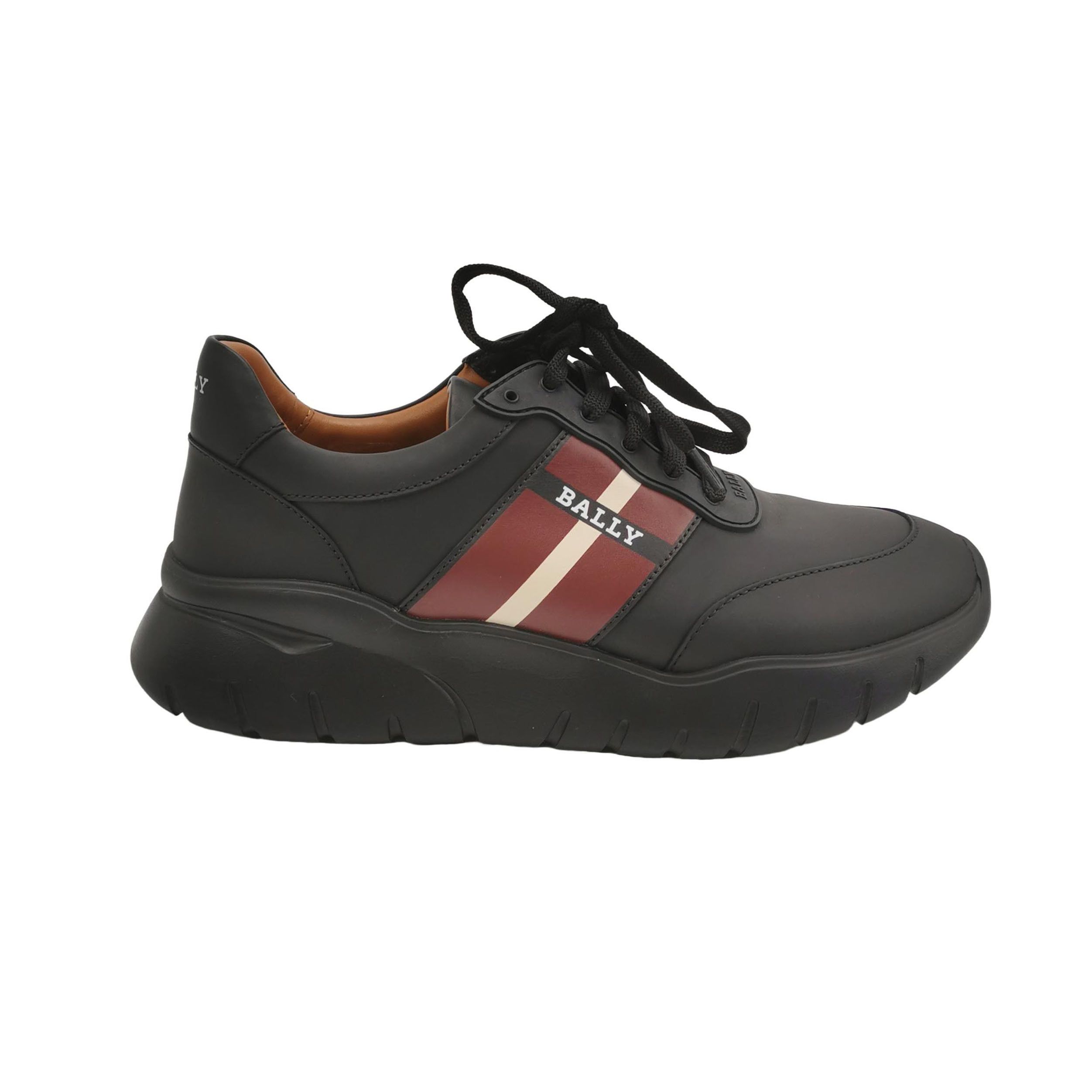 Bally Bally Striped Logo Leather Low-Top Sneakers 41 Size US 8 / EU 41 - 2 Thumbnail
