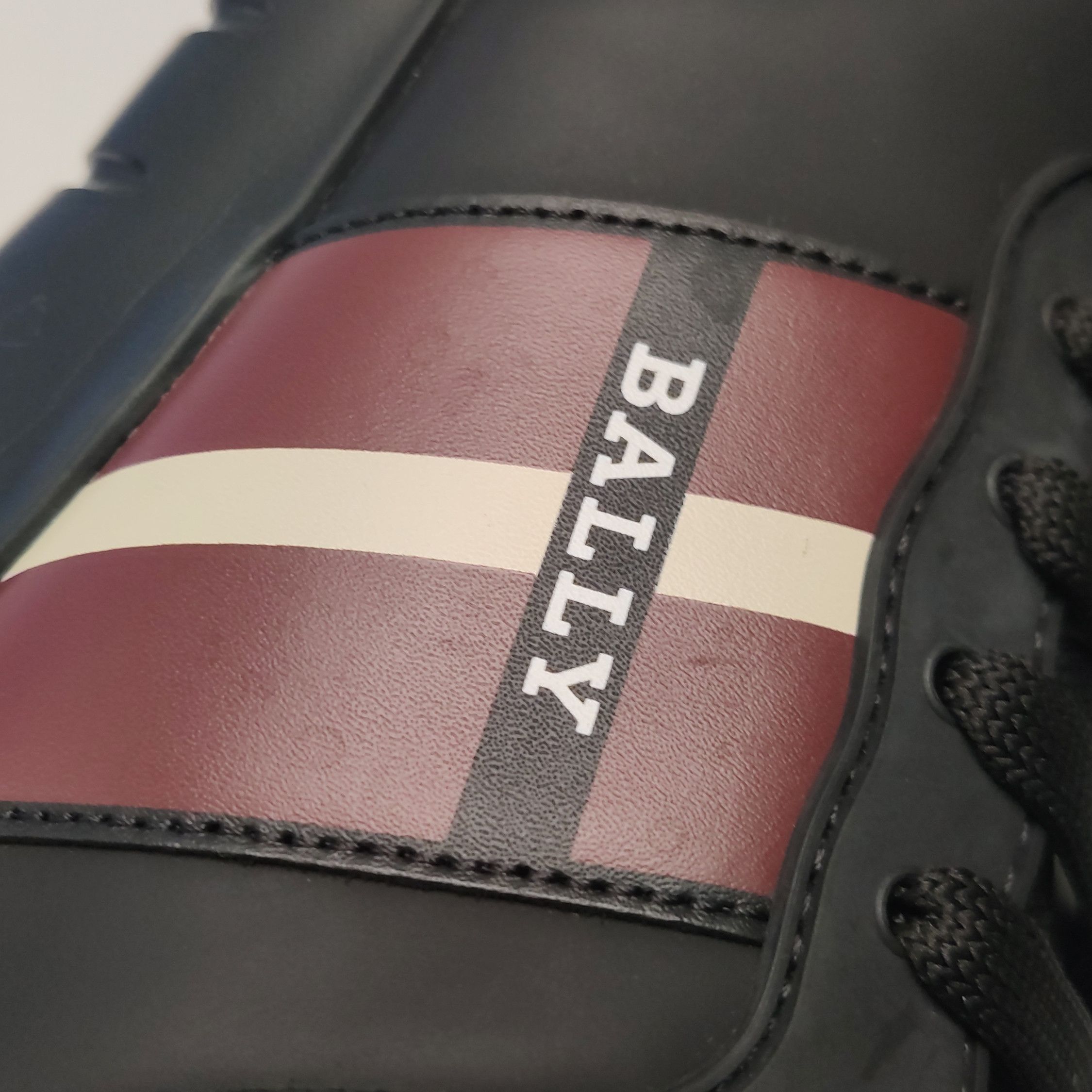 Bally Bally Striped Logo Leather Low-Top Sneakers 41 Size US 8 / EU 41 - 7 Thumbnail