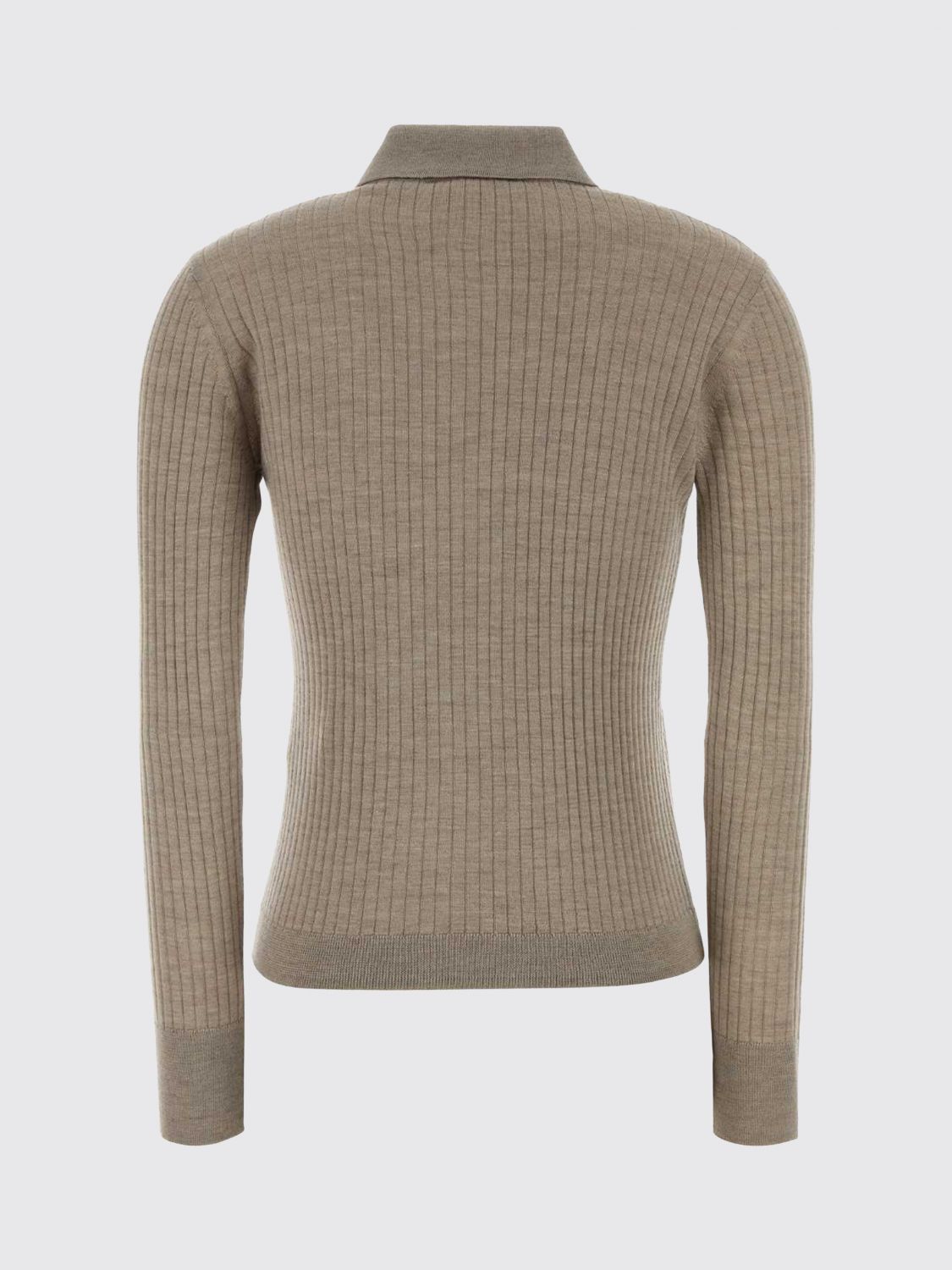 Max Mara Max Mara Polo Shirt Woman Brown Size XL / US 12-14 / IT 48-50 - 2 Thumbnail