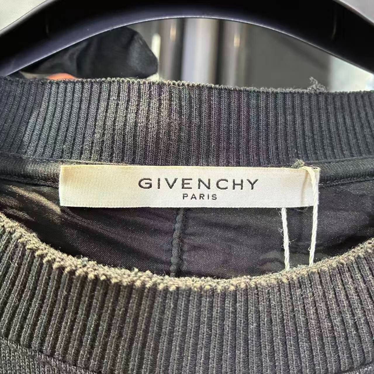 Givenchy Givenchy Distressed Black Hoodie s Men Size US S / EU 44-46 / 1 - 3 Thumbnail