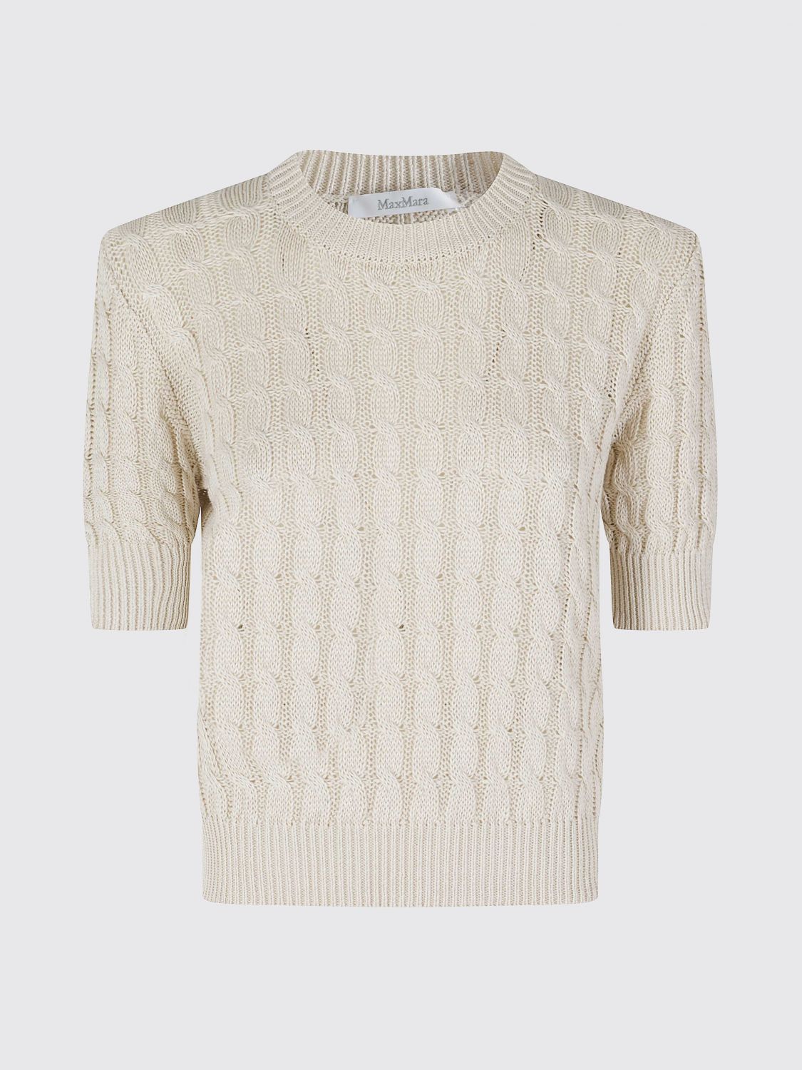 Max Mara Max Mara Sweater Woman Beige Size M / US 6-8 / IT 42-44 - 2 Thumbnail