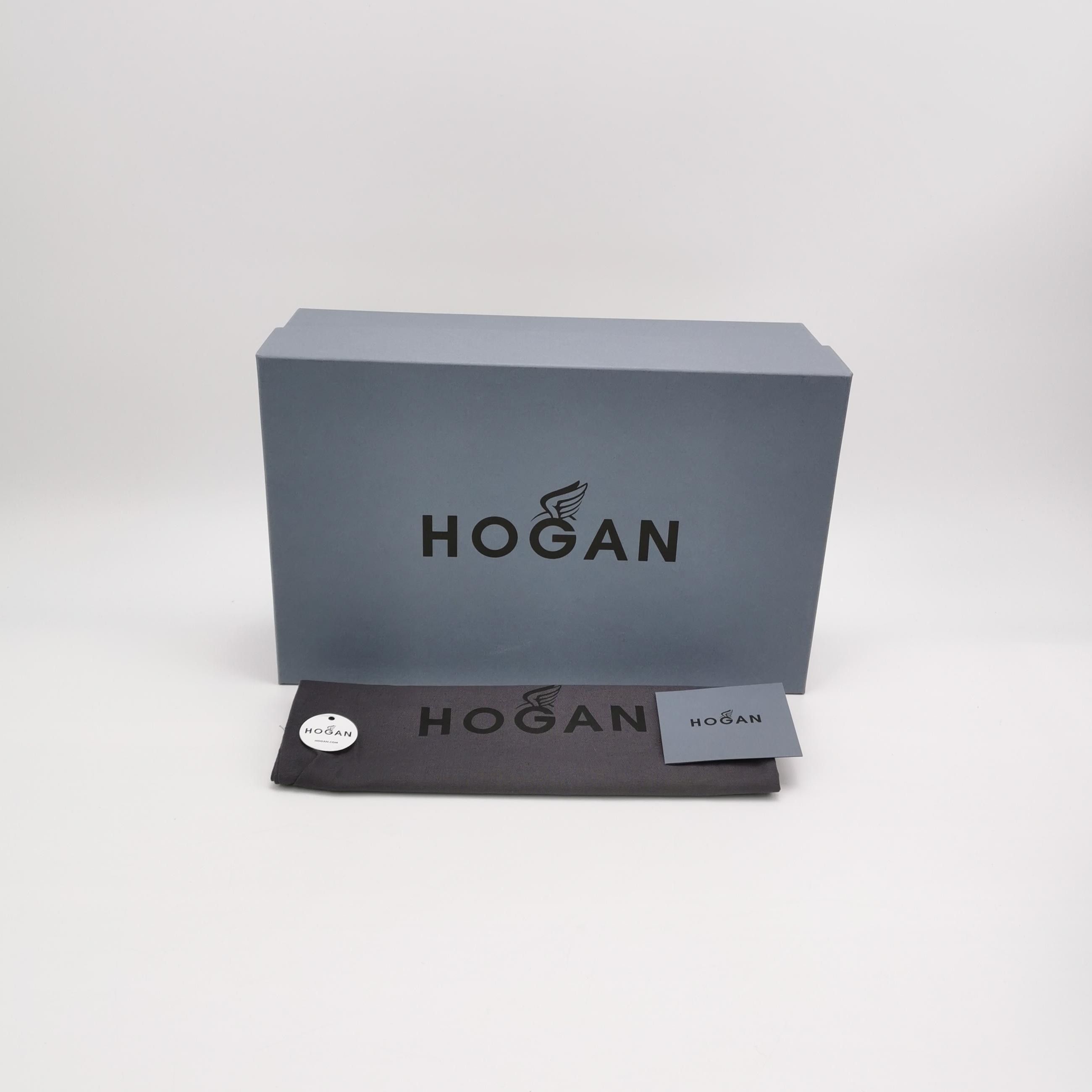 Hogan Hogan Black Leather Suede Low Top Sneakers EU 43 Size US 10 / EU 43 - 7 Thumbnail