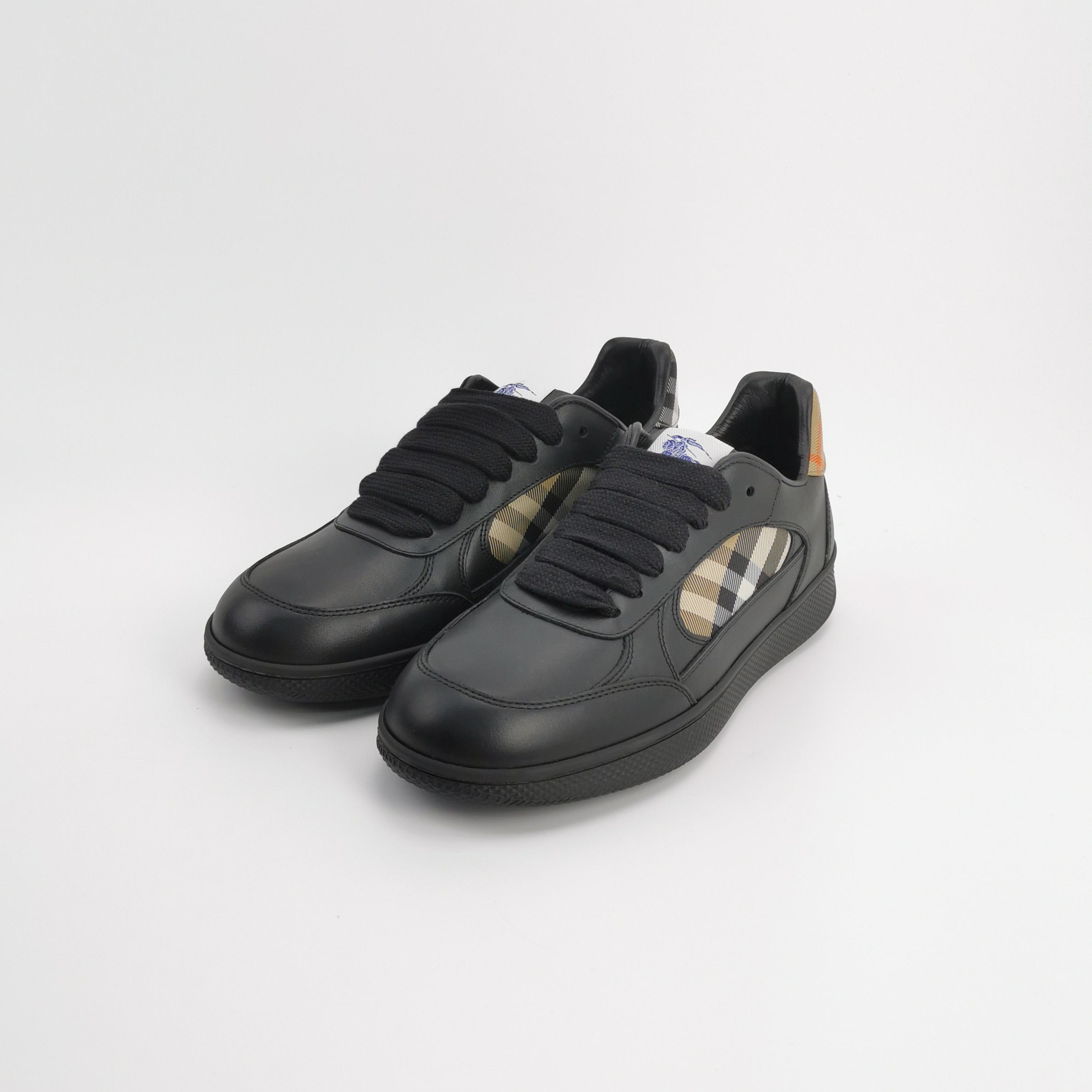 Burberry Burberry Check Print Low-Top Sneakers EU 42 Size US 9 / EU 42 - 3 Thumbnail