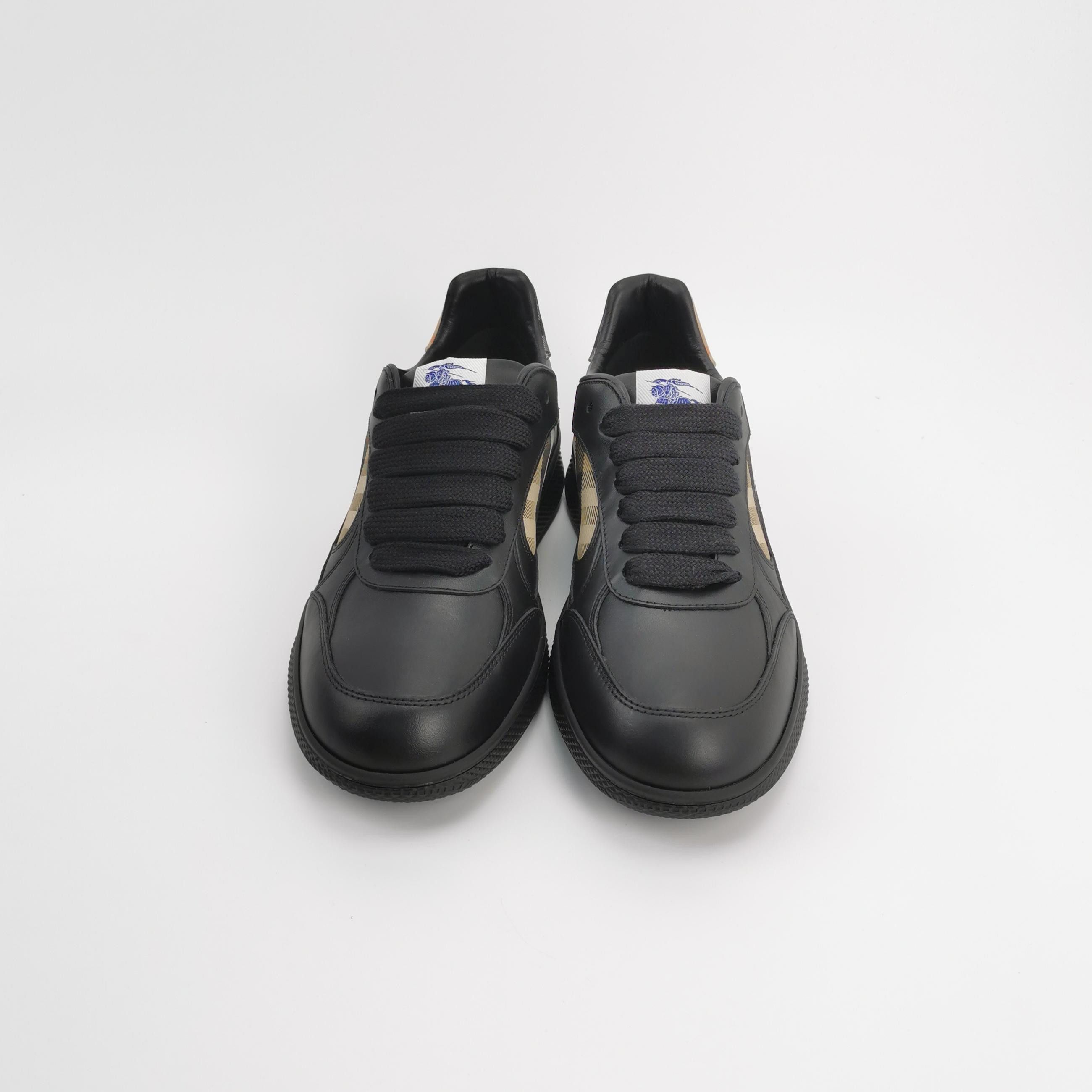 Burberry Burberry Check Print Low-Top Sneakers EU 42 Size US 9 / EU 42 - 4 Thumbnail