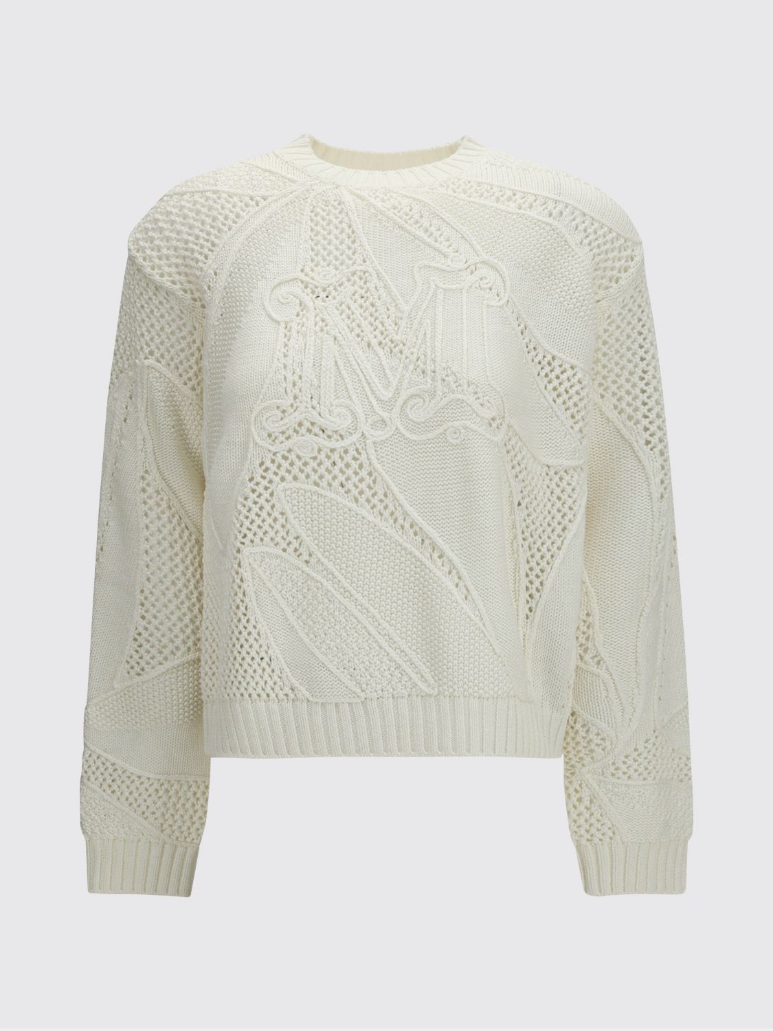 Max Mara Max Mara Sweater Woman White Size S / US 4 / IT 40 - 2 Thumbnail