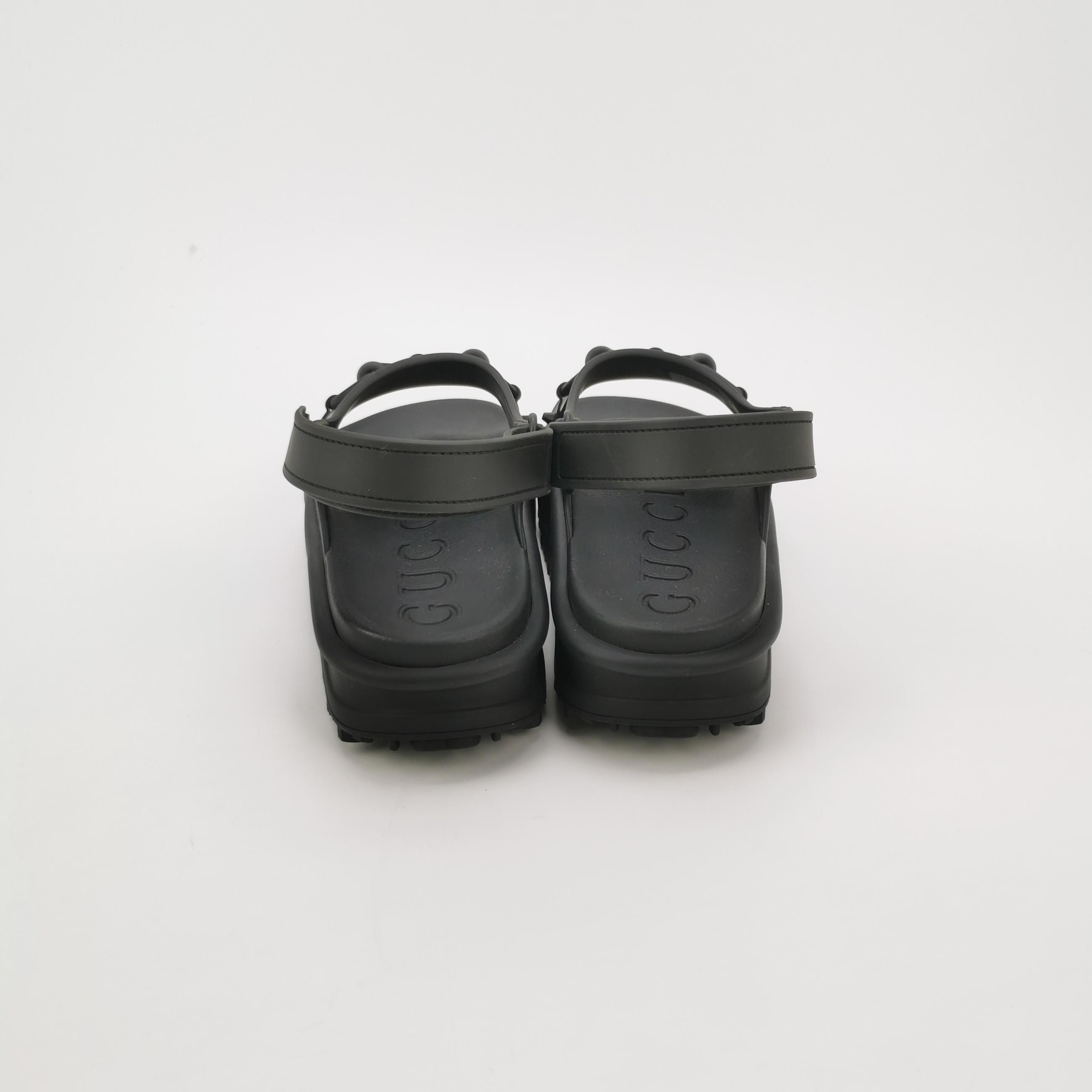 Gucci Gucci Horsebit Platform Rubber Sandals 39 Size US 9 / IT 39 - 5 Thumbnail