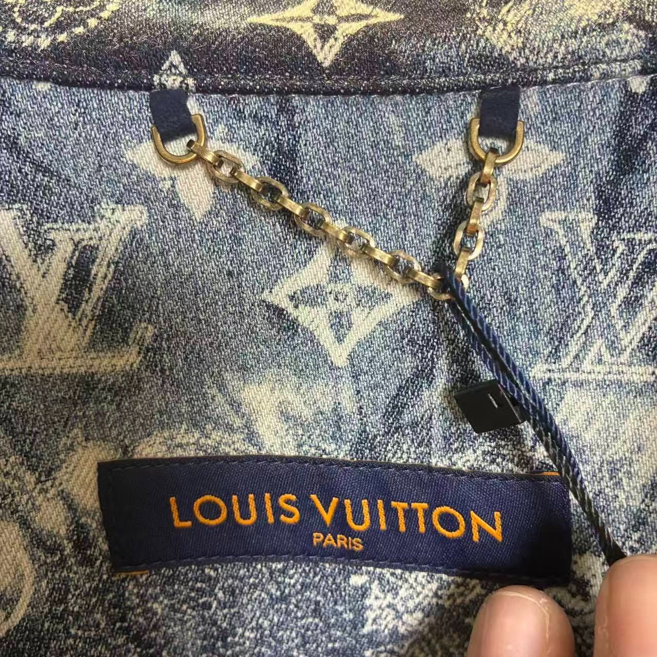 Louis Vuitton Louis Vuitton Denim Gold Light Jacket xxl Men Size US XXL / EU 58 / 5 - 3 Thumbnail