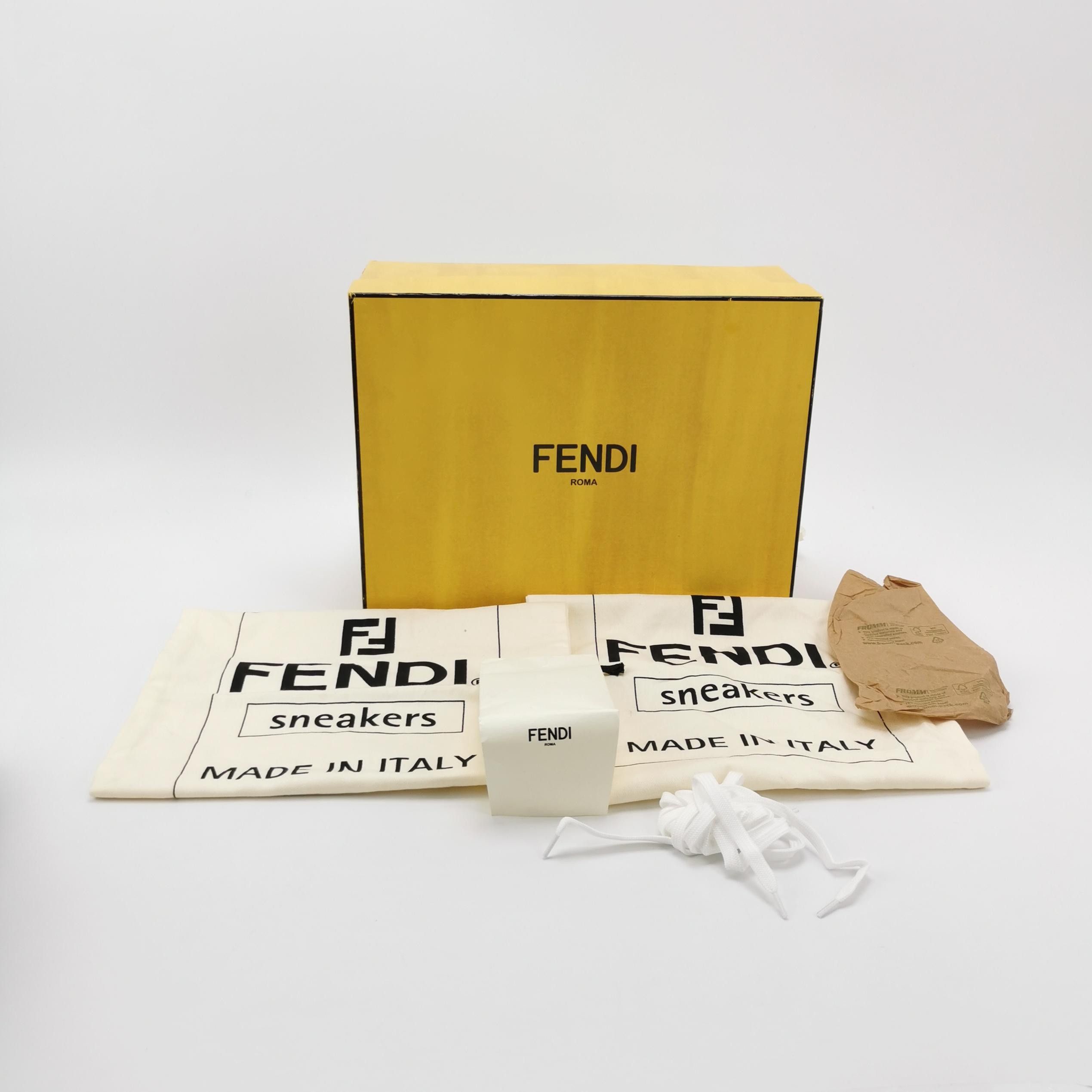 Fendi Fendi FF Pattern Low-Top Sneakers 41 Size US 8 / EU 41 - 7 Thumbnail