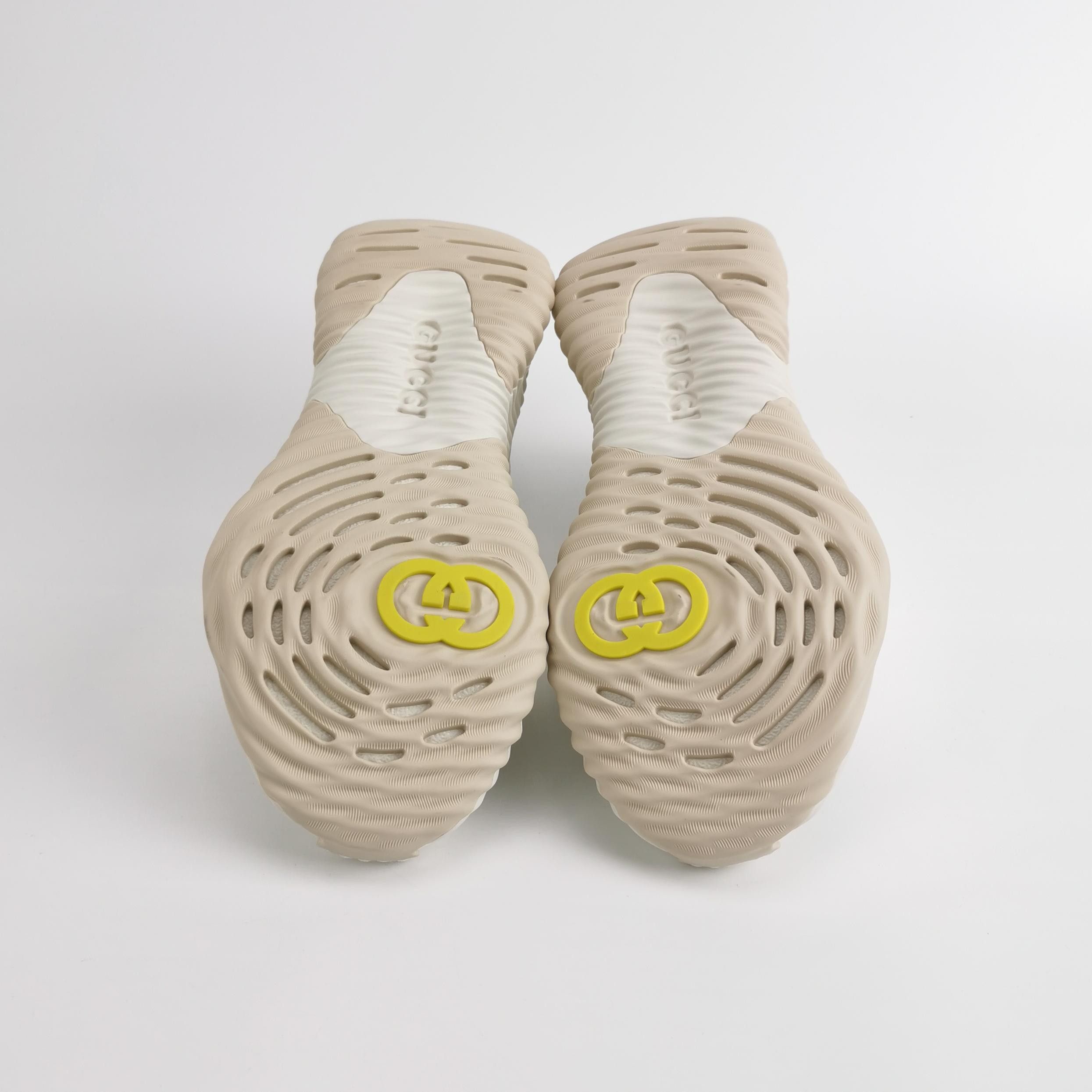 Gucci Gucci Leather Mesh Interlocking G Sneakers EU 41.5 Size US 8 / EU 41 - 6 Thumbnail