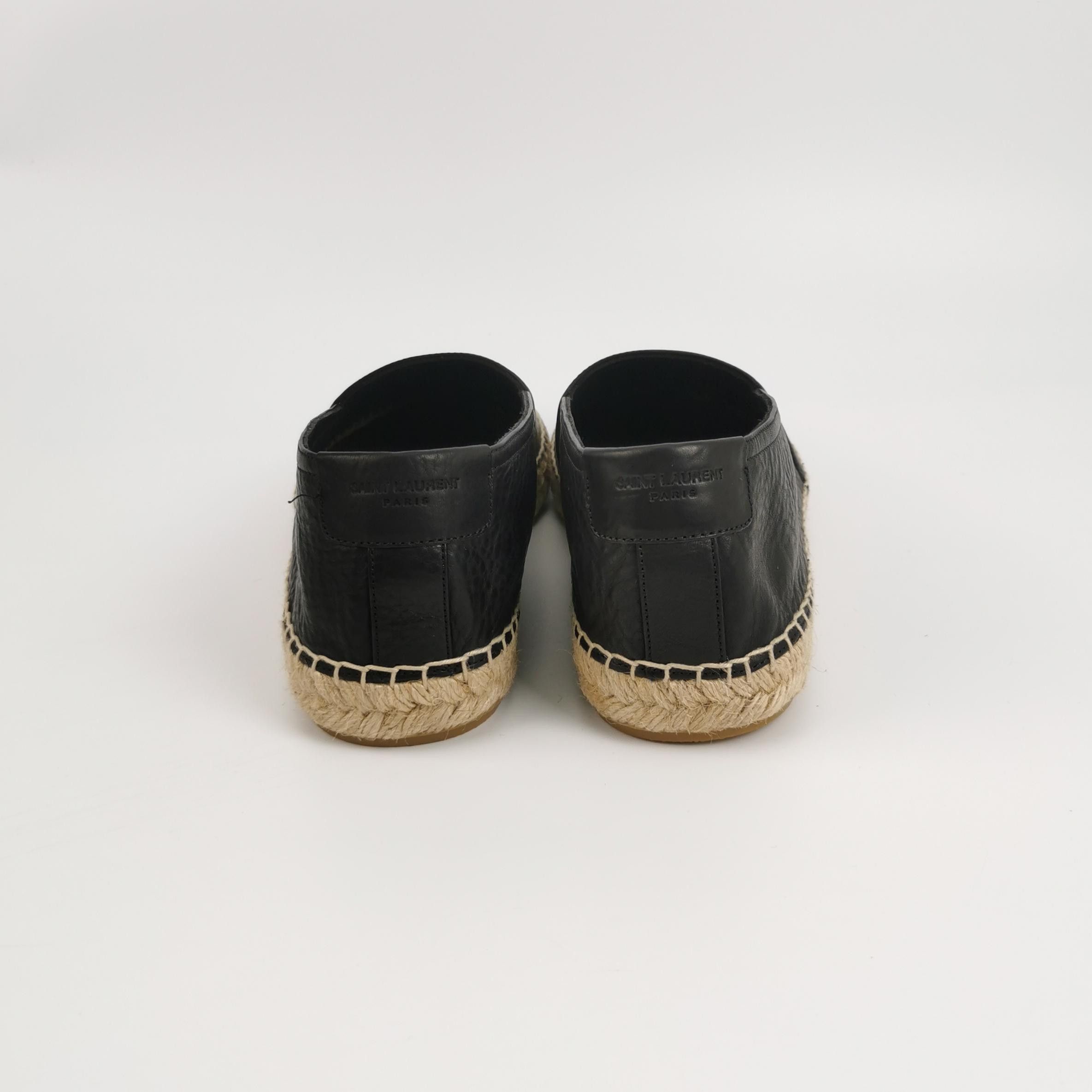 Saint Laurent Paris Saint Laurent Monogram Leather Espadrilles 41 Size US 8 / EU 41 - 5 Thumbnail