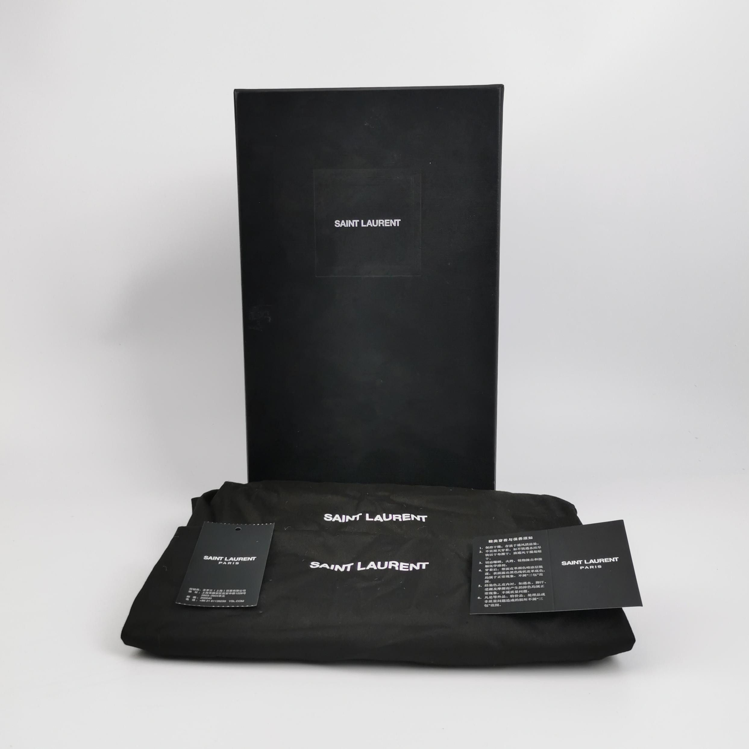 Saint Laurent Paris Saint Laurent Leather YSL Logo Espadrilles EU 41 Size US 8 / EU 41 - 7 Thumbnail
