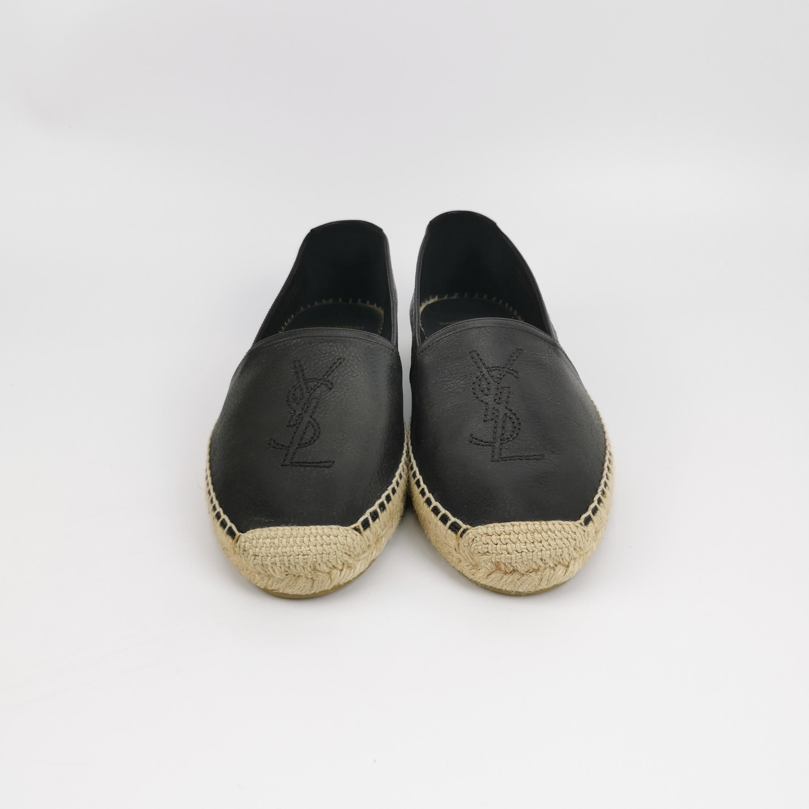 Saint Laurent Paris Saint Laurent Leather YSL Logo Espadrilles EU 41 Size US 8 / EU 41 - 4 Thumbnail