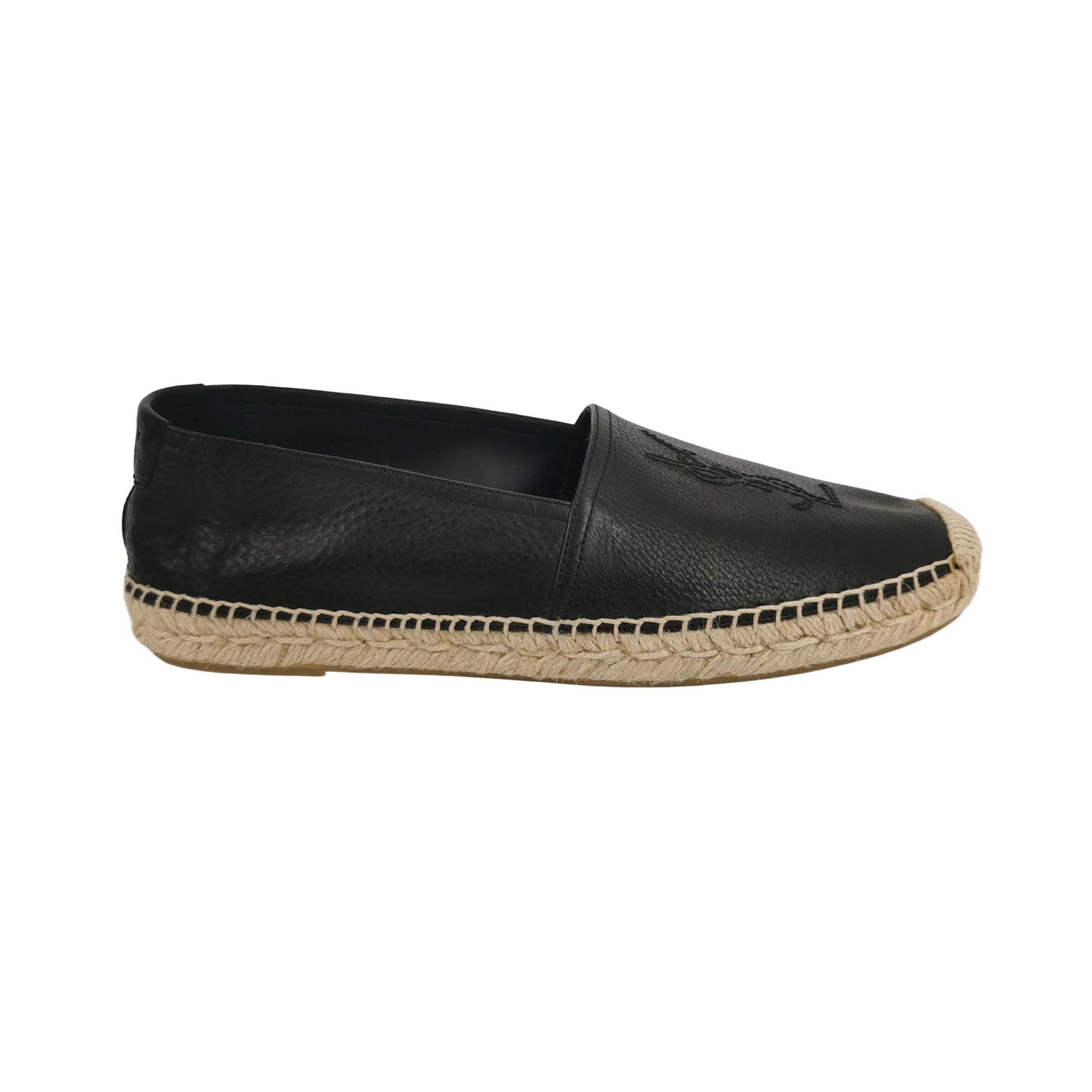 Saint Laurent Paris Saint Laurent Leather YSL Logo Espadrilles EU 41 Size US 8 / EU 41 - 2 Thumbnail