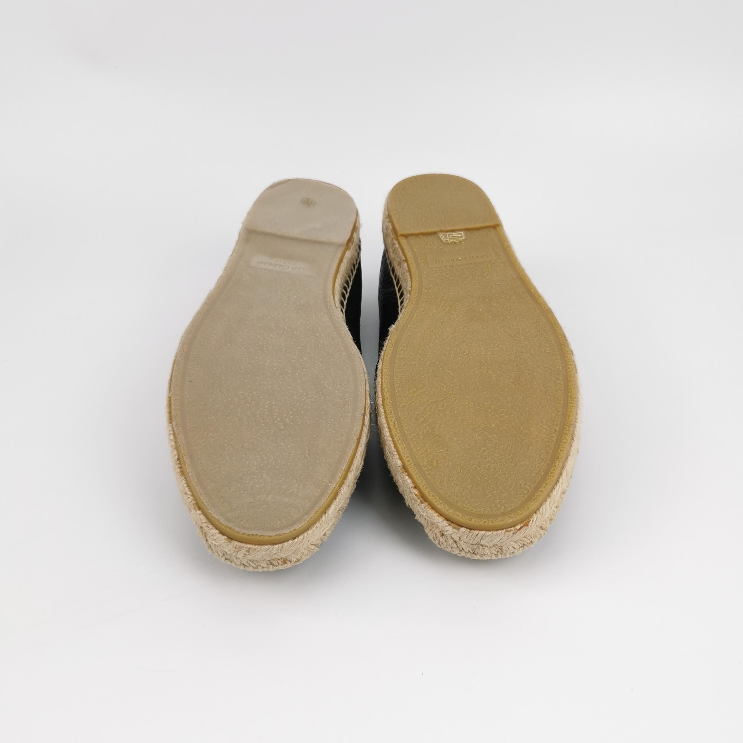 Saint Laurent Paris Saint Laurent Leather YSL Logo Espadrilles EU 41 Size US 8 / EU 41 - 6 Thumbnail