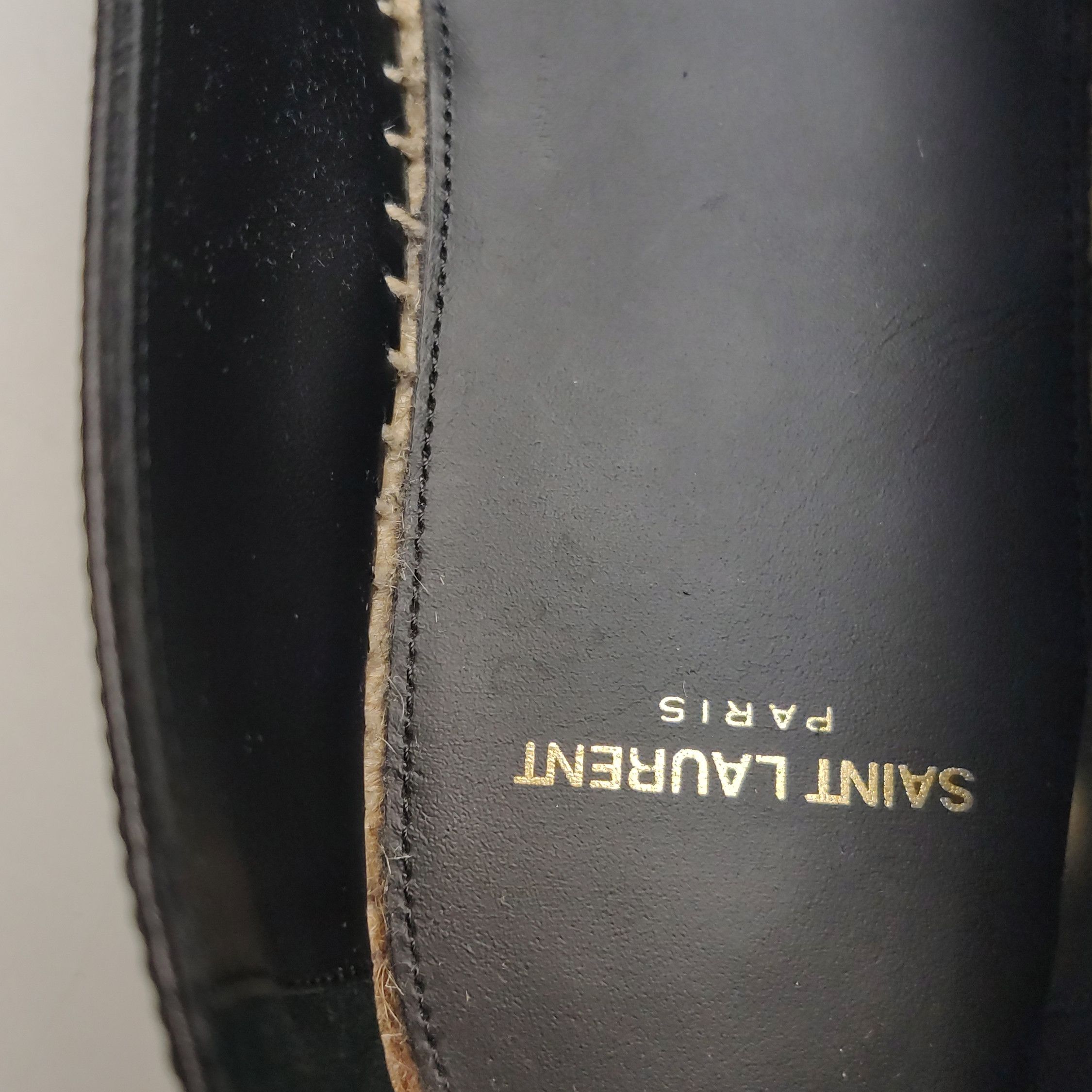 Saint Laurent Paris Saint Laurent Leather YSL Logo Espadrilles EU 41 Size US 8 / EU 41 - 11 Thumbnail