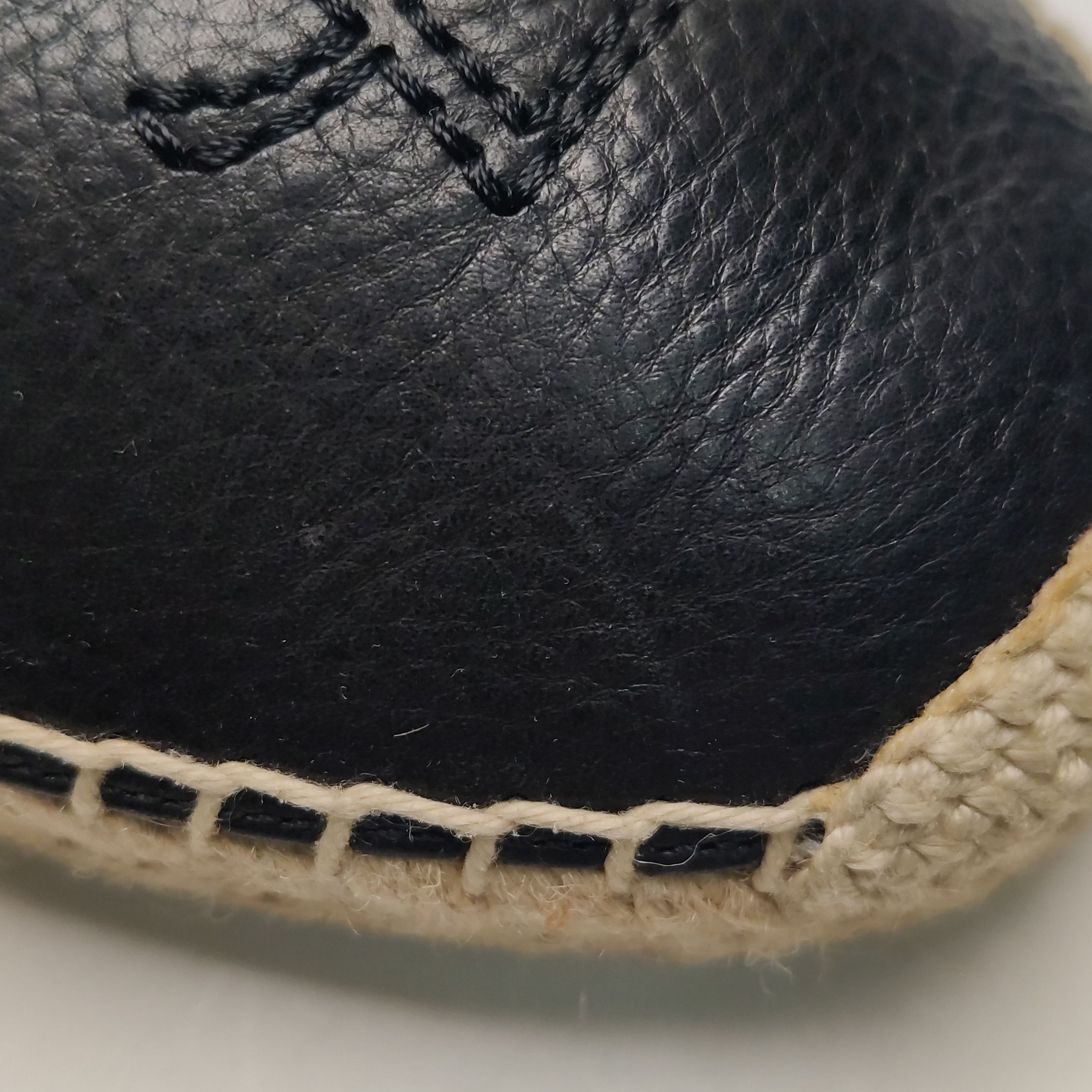 Saint Laurent Paris Saint Laurent Logo Leather Espadrilles 40.5 Size US 7 / EU 40 - 8 Thumbnail