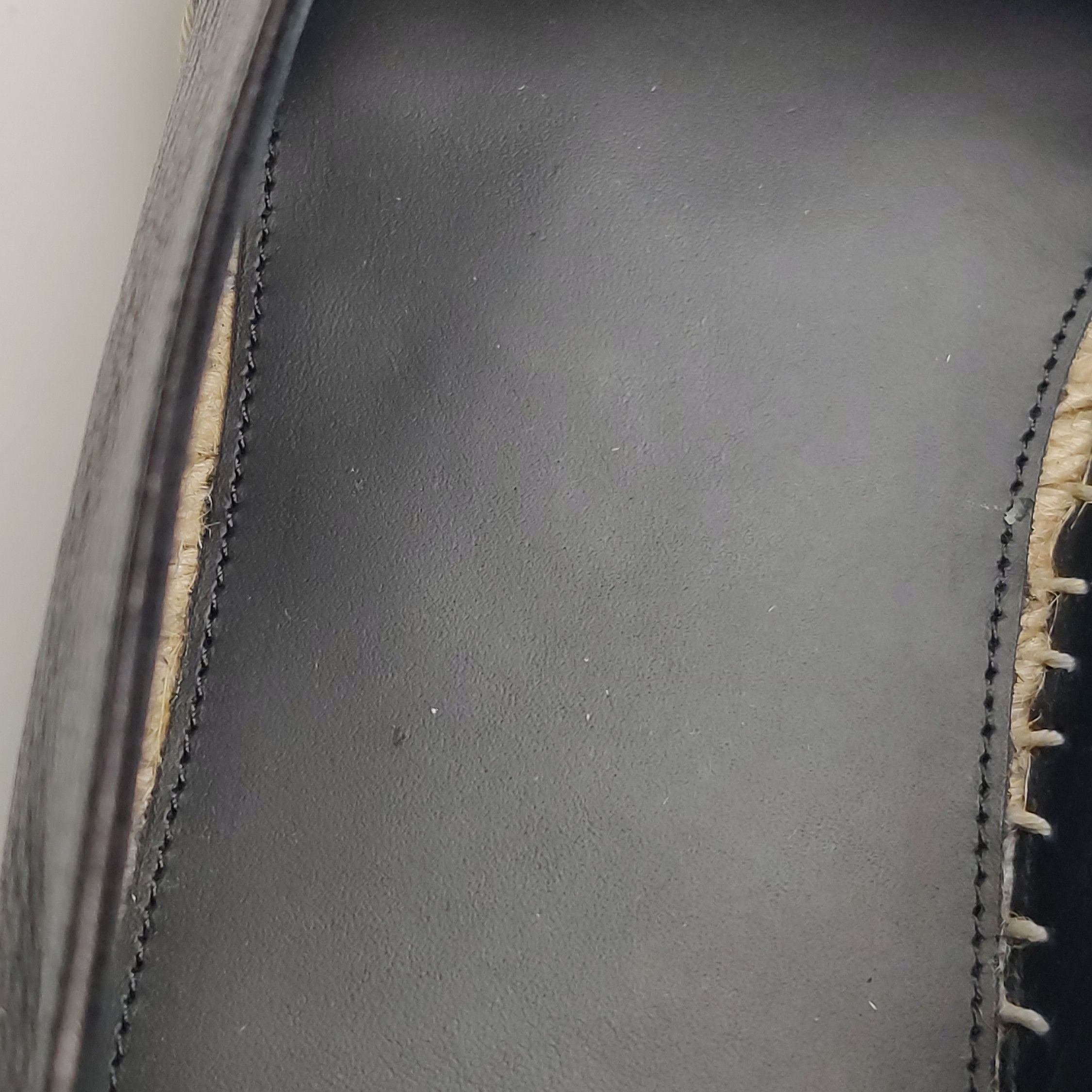 Saint Laurent Paris Saint Laurent Logo Leather Espadrilles 40.5 Size US 7 / EU 40 - 11 Thumbnail