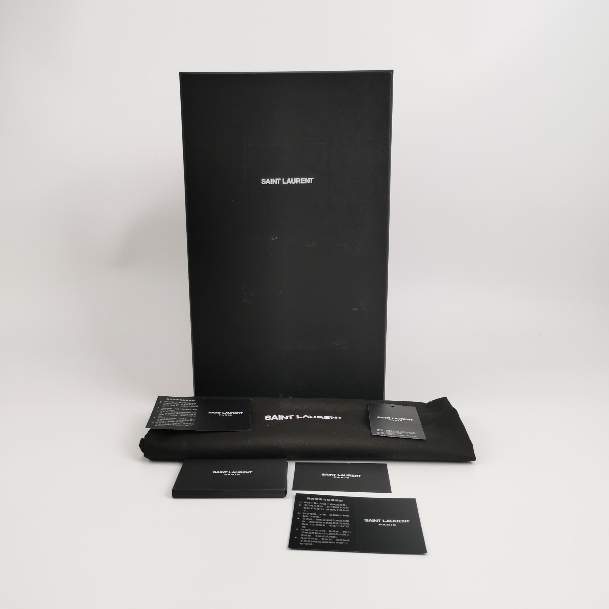 Saint Laurent Paris Saint Laurent Logo Leather Espadrilles 40.5 Size US 7 / EU 40 - 7 Thumbnail