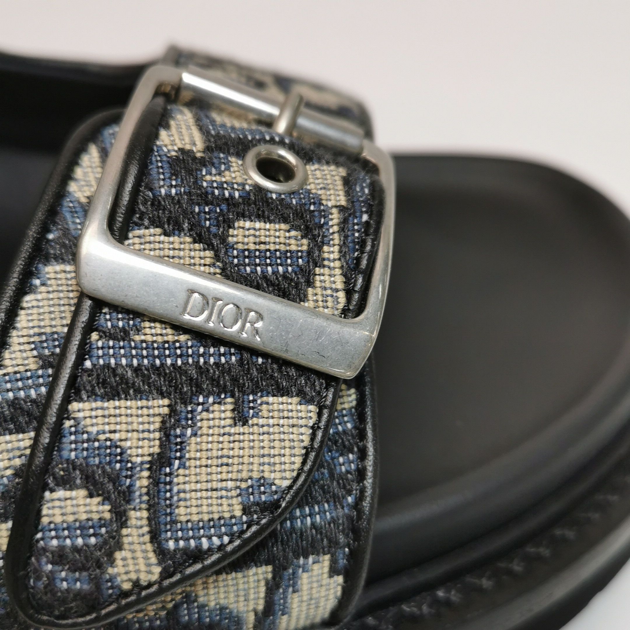 Dior Dior Oblique Canvas Aqua Sandals EU 42 Size US 9 / EU 42 - 9 Thumbnail