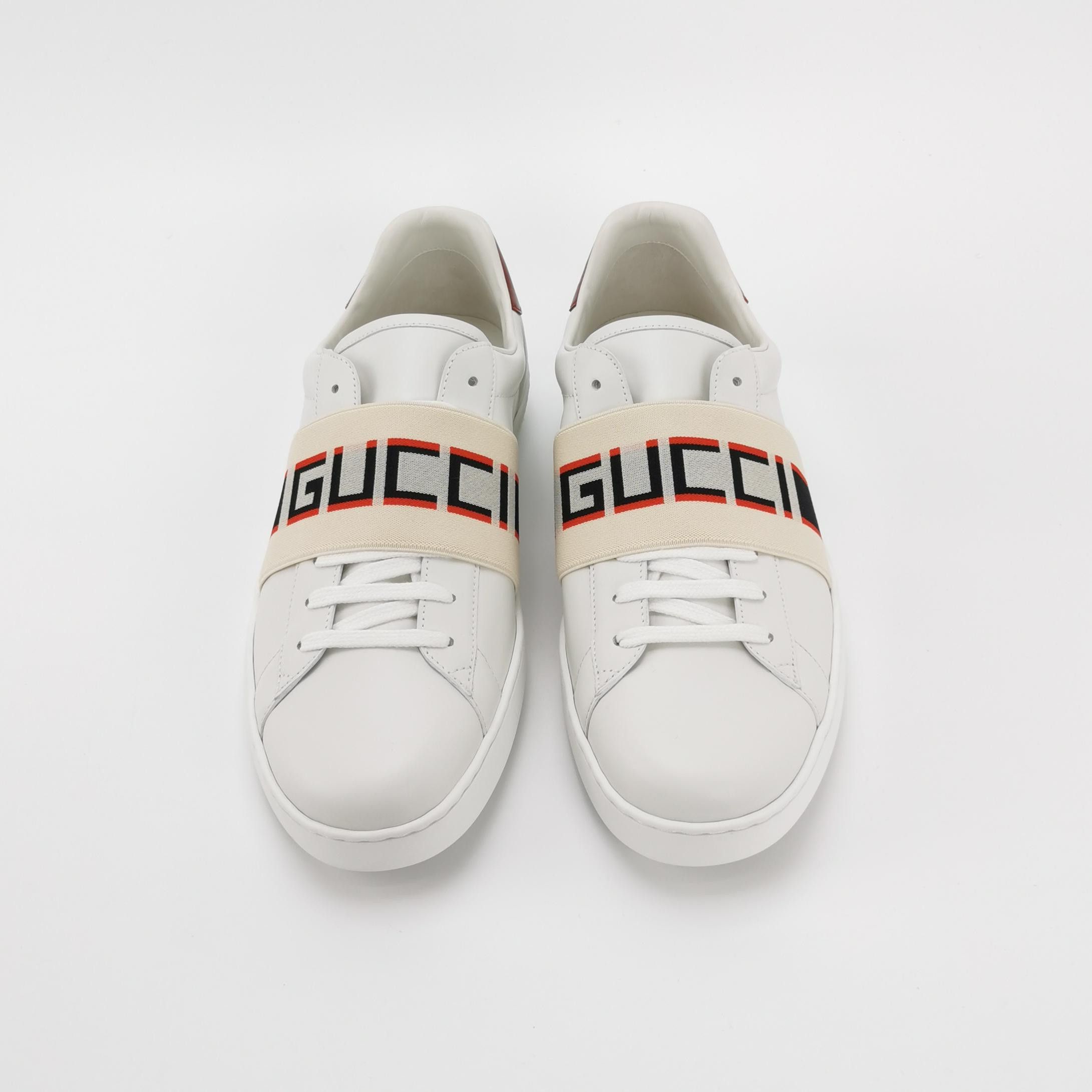 Gucci Gucci Ace Logo Strap Sneakers Size 44 Size US 11 / EU 44 - 4 Thumbnail