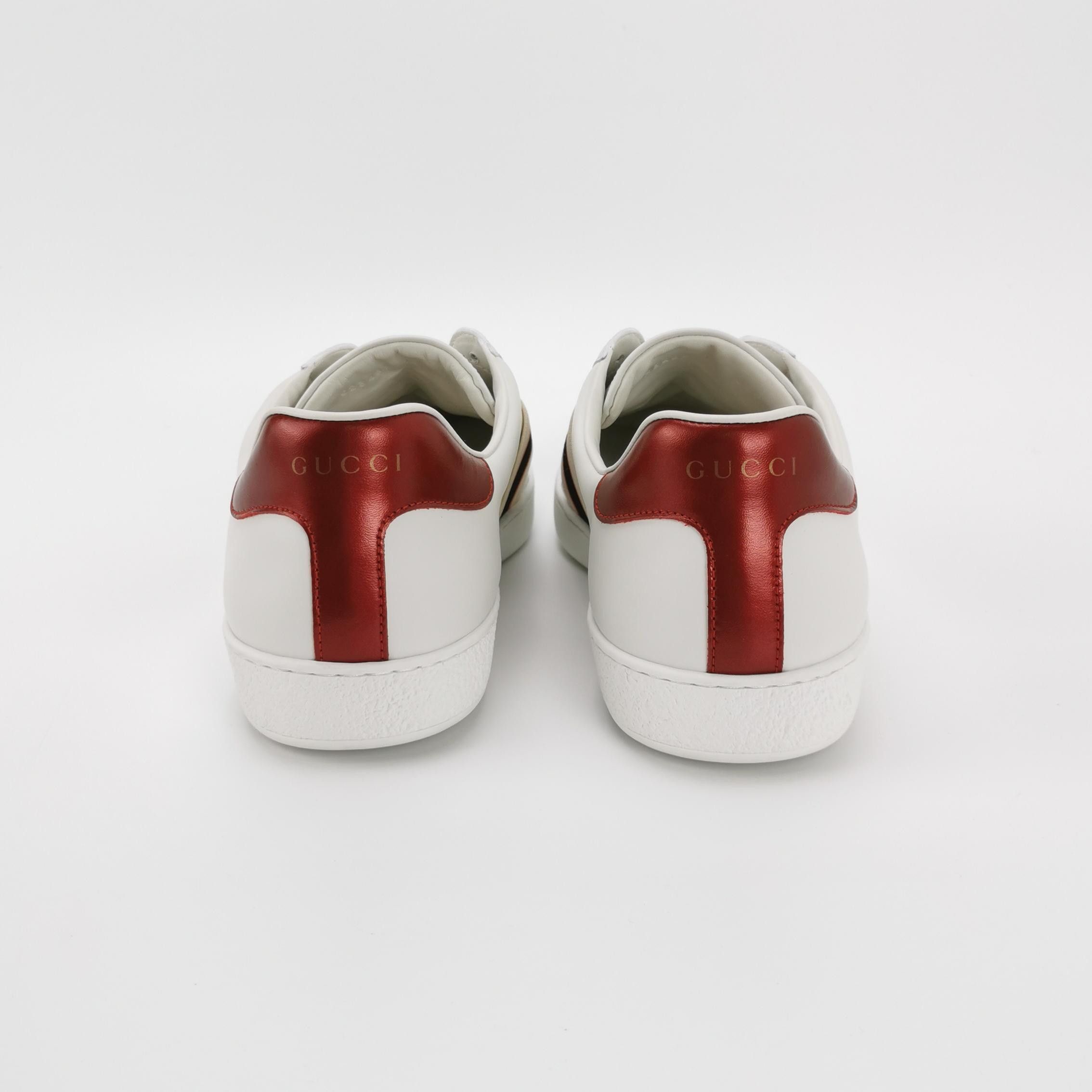 Gucci Gucci Ace Logo Strap Sneakers Size 44 Size US 11 / EU 44 - 5 Thumbnail