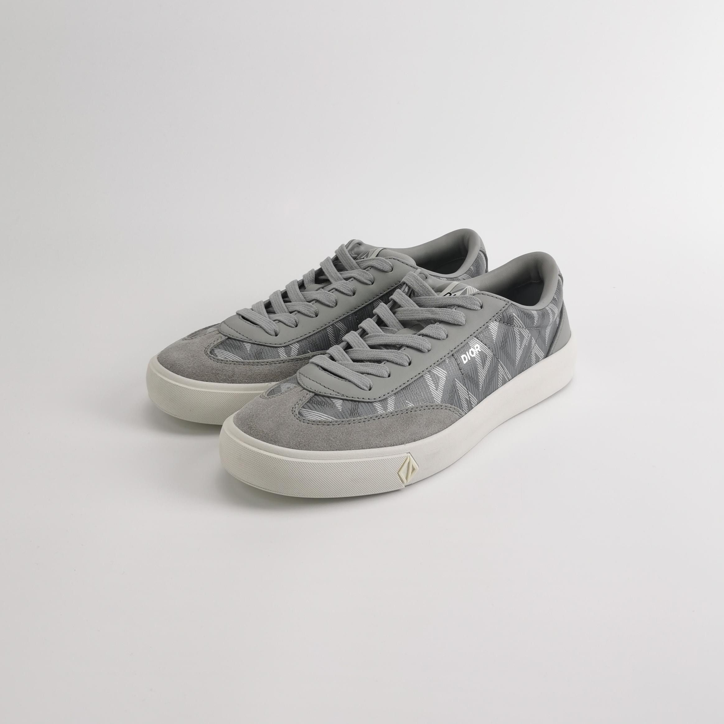 Dior Dior B101 Gray Suede Low-Top Sneakers 43 Size US 10 / EU 43 - 3 Thumbnail
