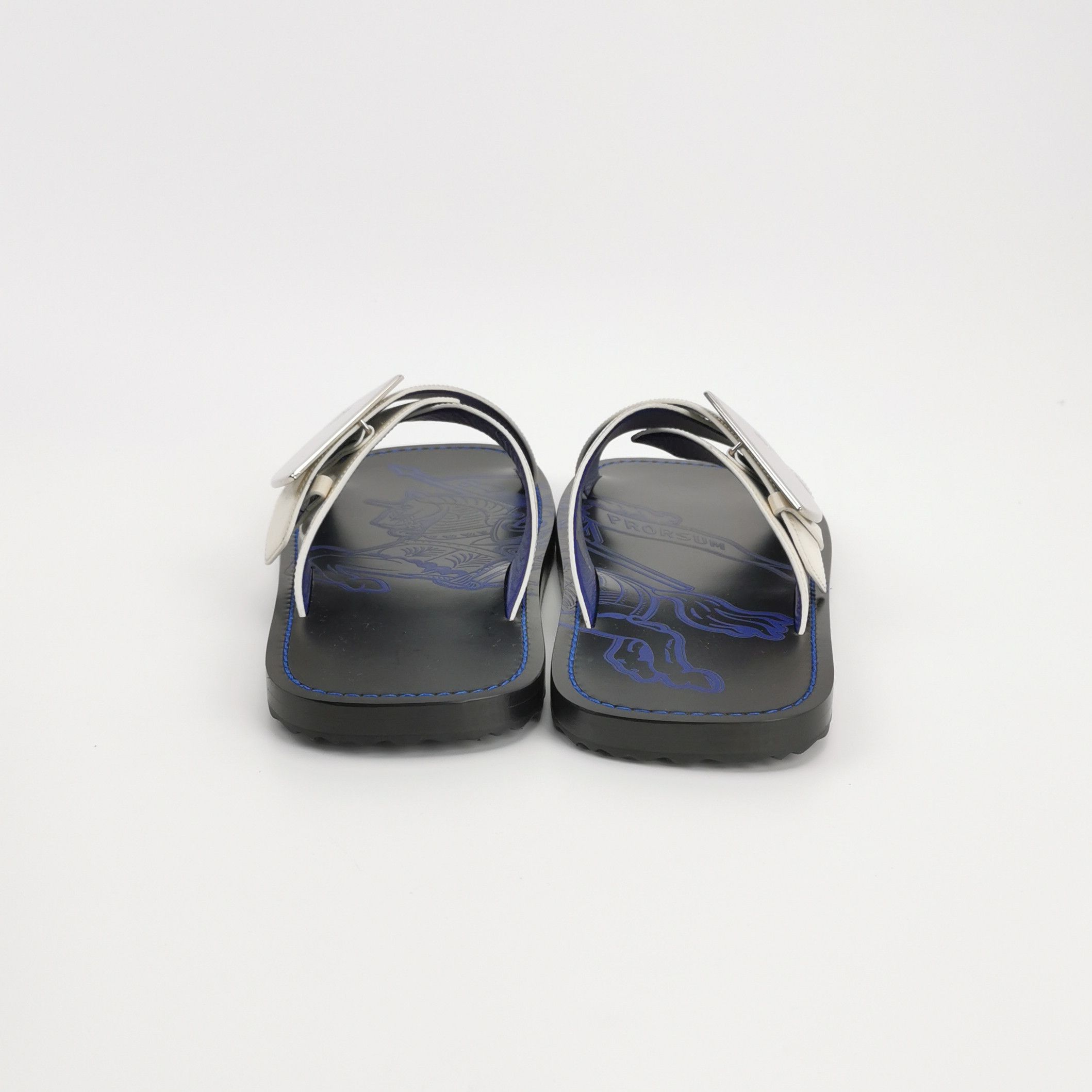 Burberry Burberry Knight Plate Leather Sandals 44 Size US 11 / EU 44 - 5 Thumbnail