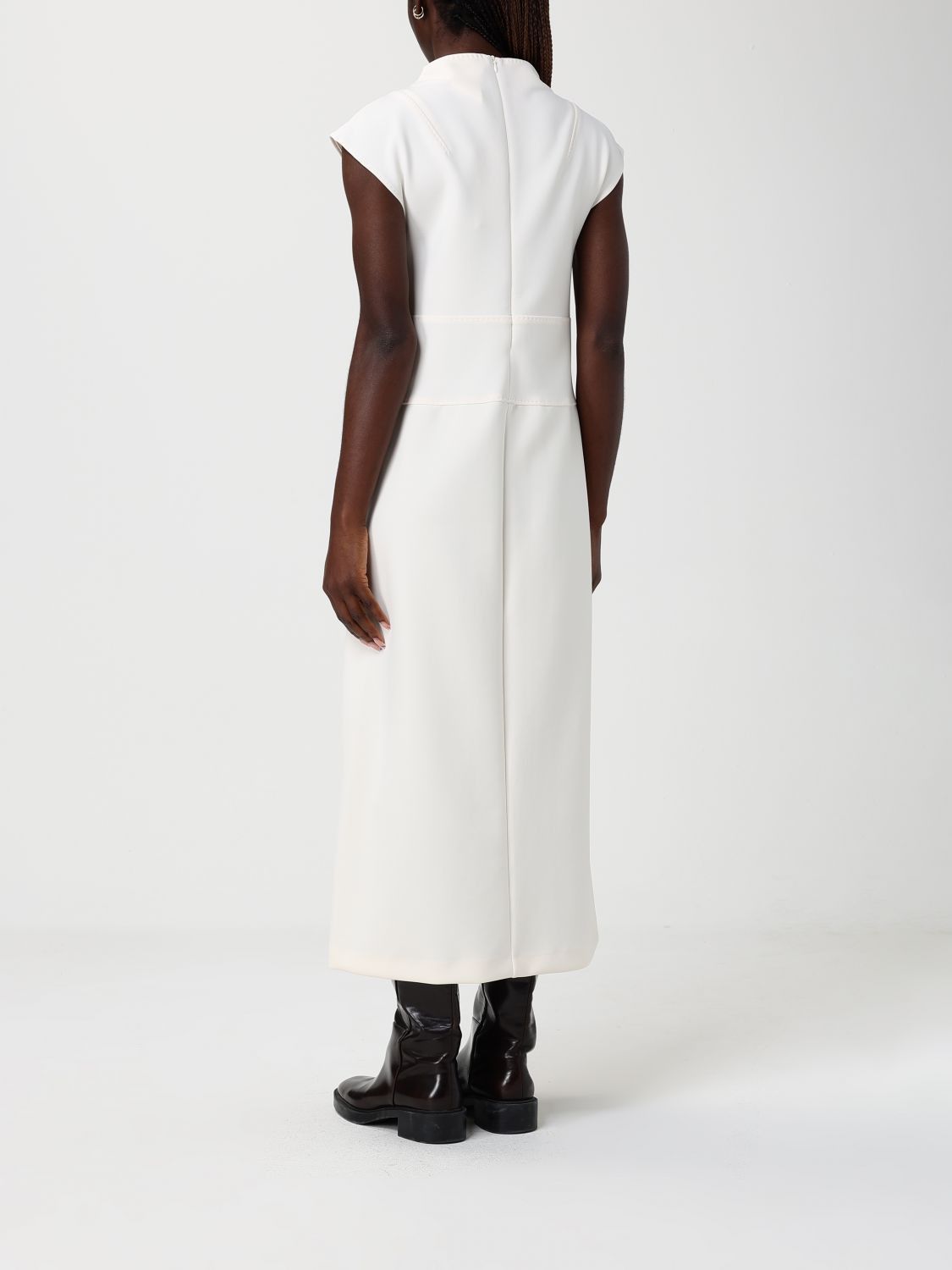 Max Mara Max Mara Dress Woman Ivory Size M / US 6-8 / IT 42-44 - 2 Thumbnail