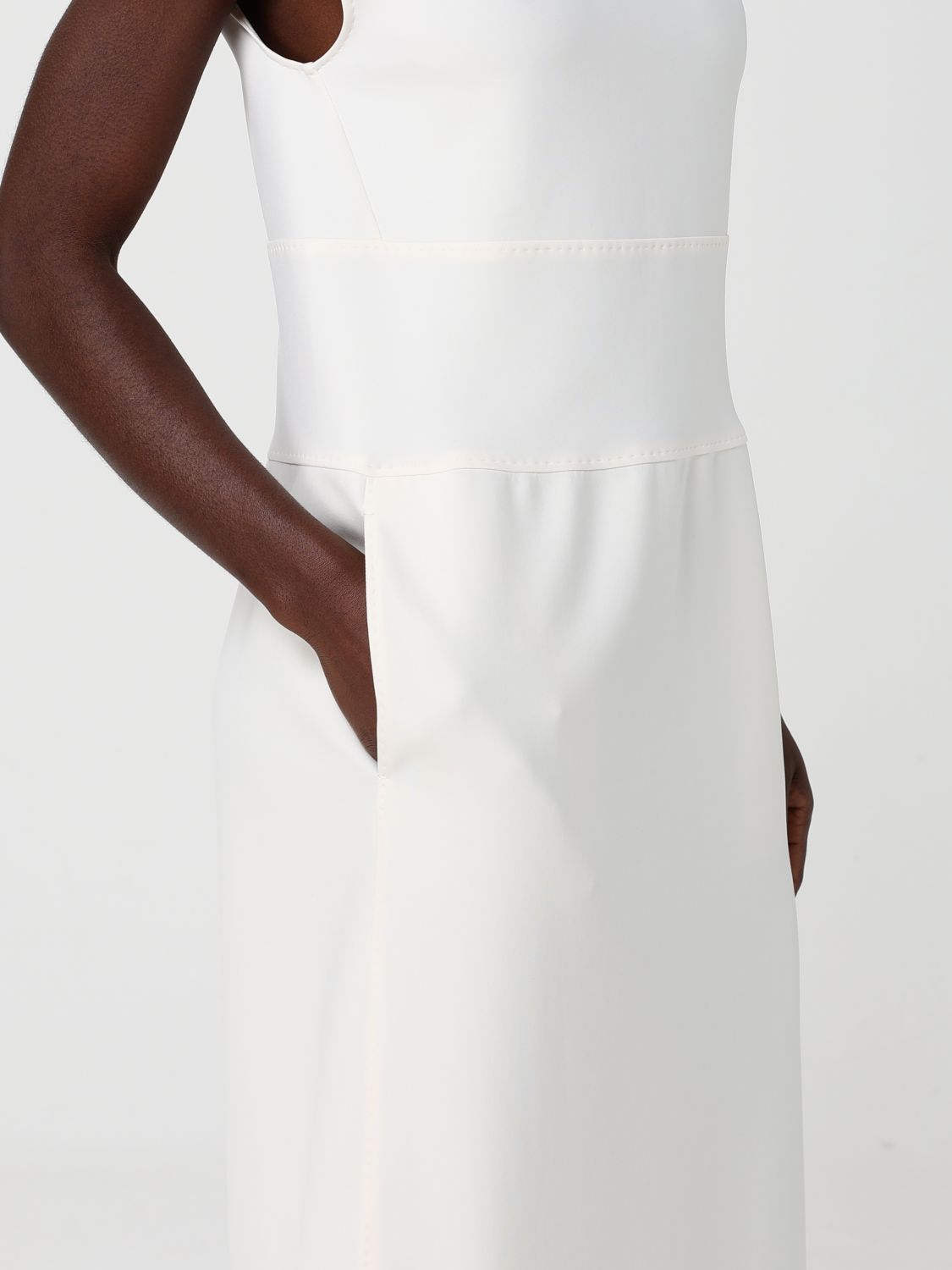 Max Mara Max Mara Dress Woman Ivory Size M / US 6-8 / IT 42-44 - 4 Thumbnail