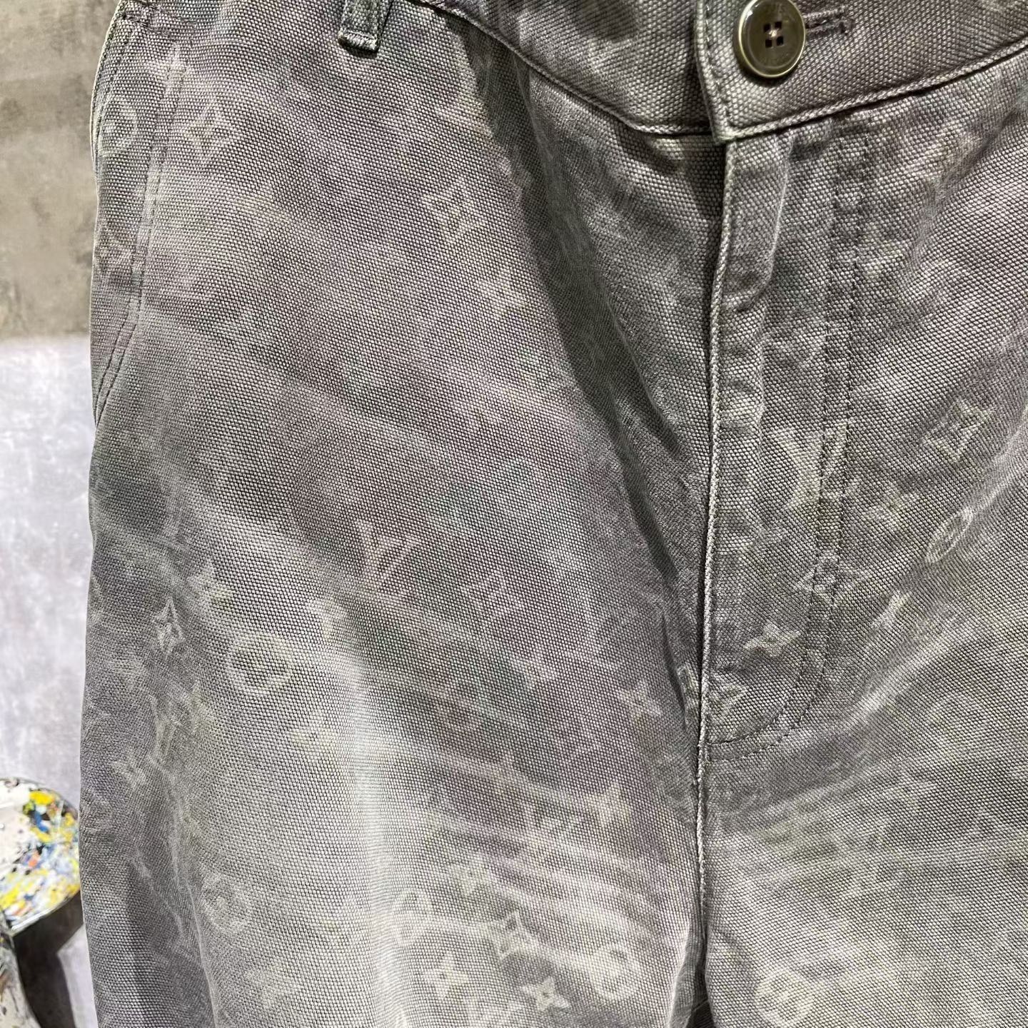 Louis Vuitton Louis Vuitton Retro Printed Brown Denim Jeans 32 Men Size US 32 / EU 48 - 3 Thumbnail