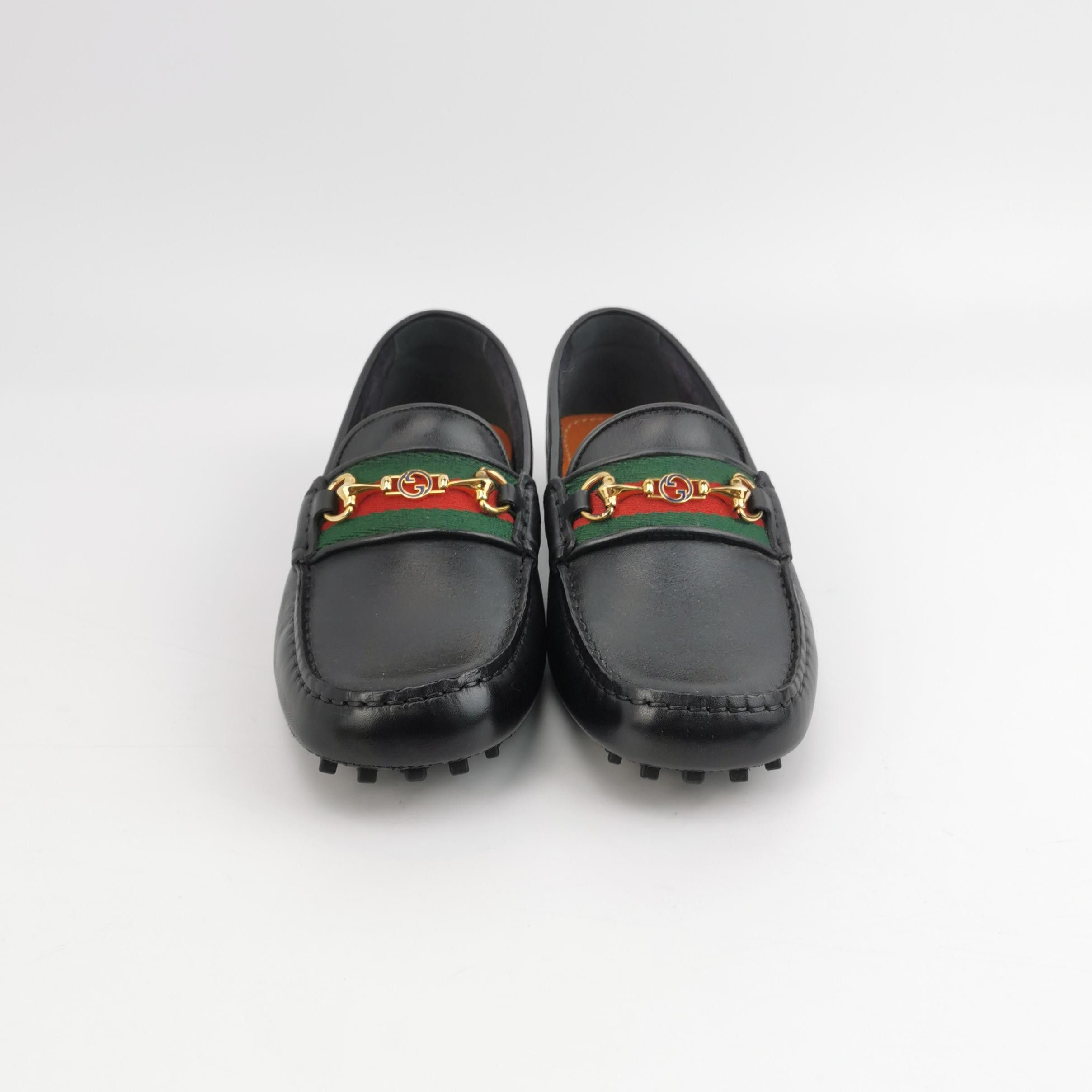 Gucci Gucci Interlocking GG Web Stripe Driving Shoes 39.5 Size US 6 / EU 39 - 4 Thumbnail