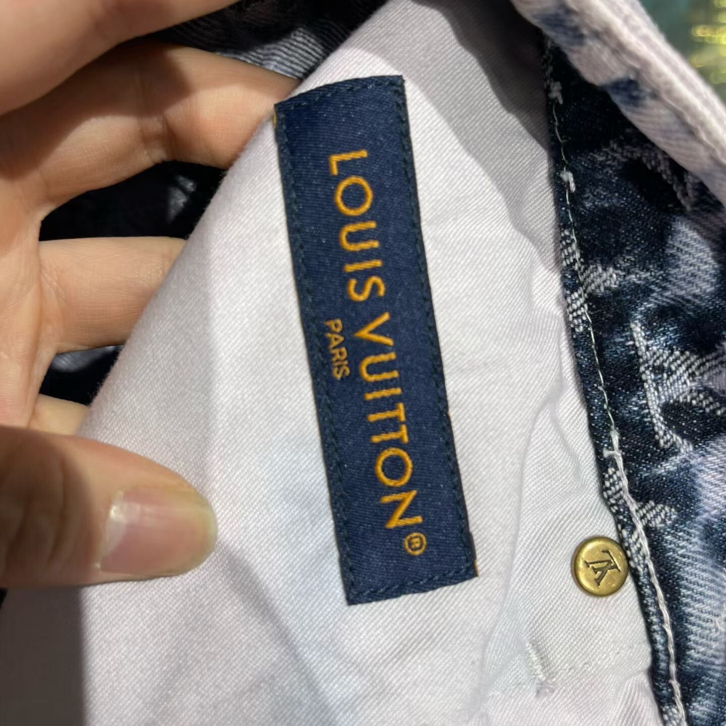 Louis Vuitton Louis Vuitton Distressed Purple Denim Jeans 32 Men Size US 32 / EU 48 - 8 Thumbnail
