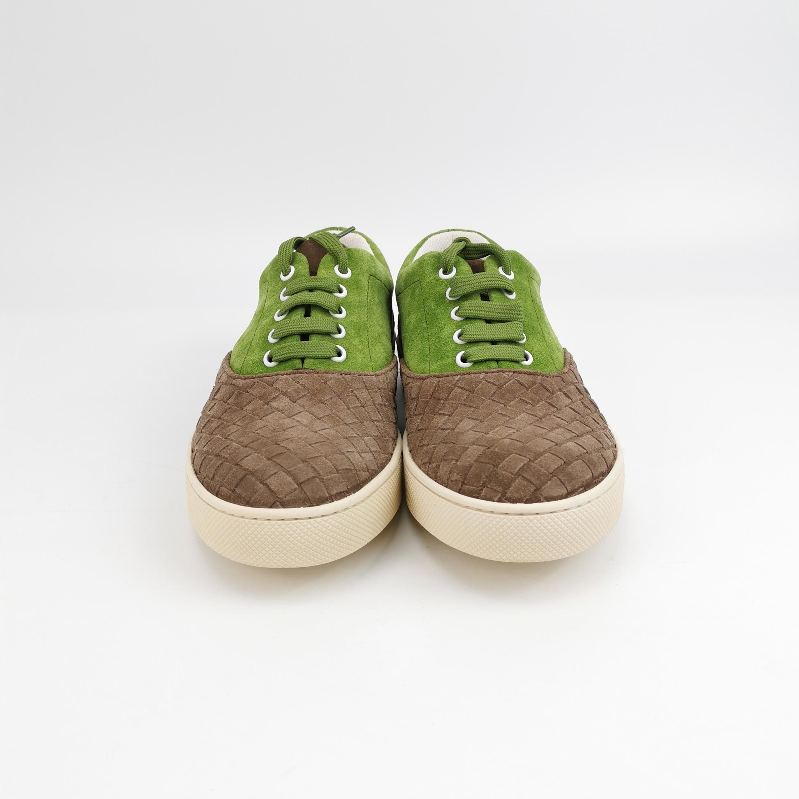 Bottega Veneta Bottega Veneta Woven Suede Low-Top Sneakers 41 Size US 8 / EU 41 - 4 Thumbnail