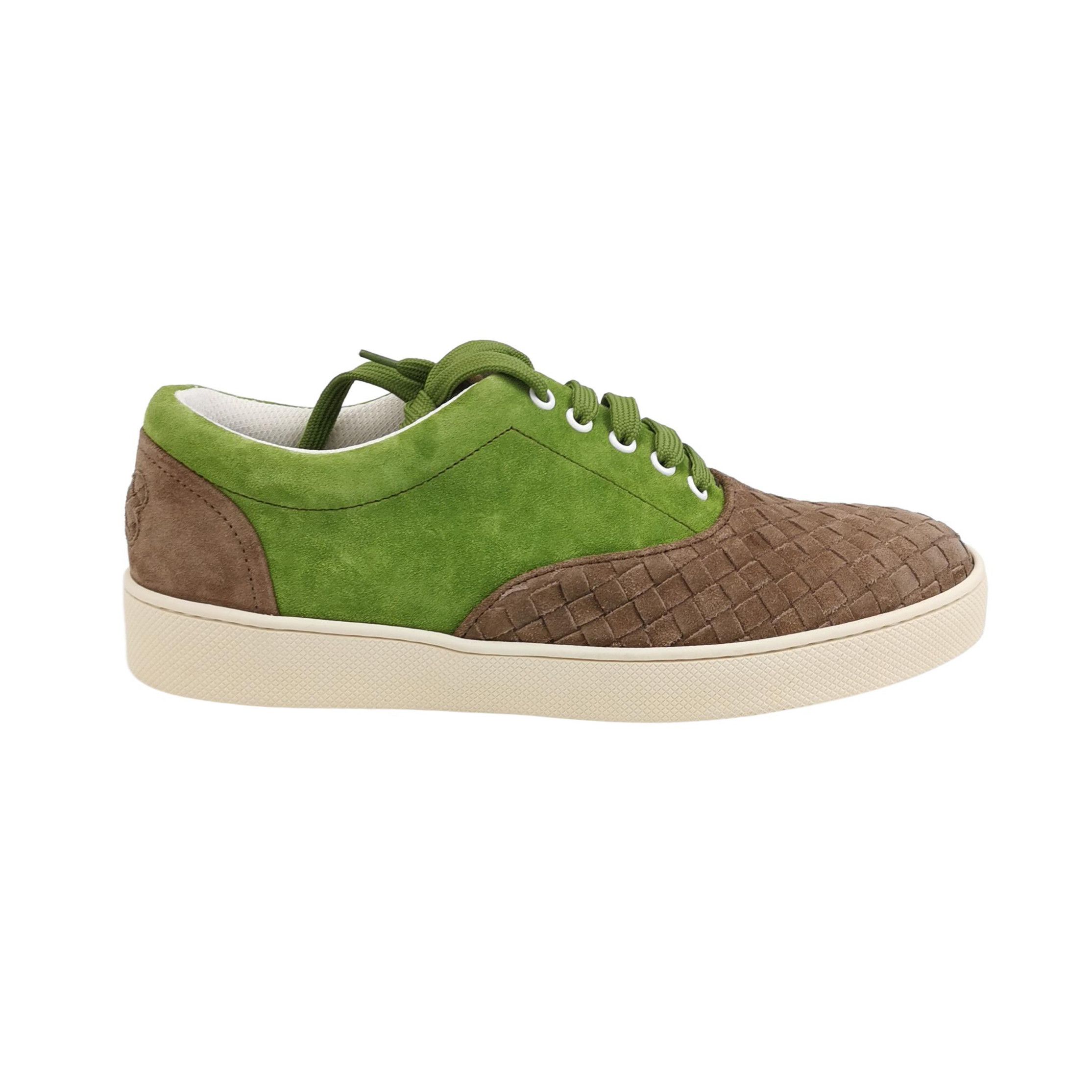 Bottega Veneta Bottega Veneta Woven Suede Low-Top Sneakers 41 Size US 8 / EU 41 - 2 Thumbnail