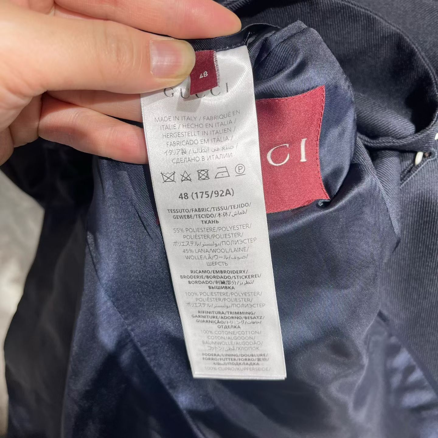 Gucci Gucci Formal Blue Suit 40r Men Size 40R - 7 Thumbnail