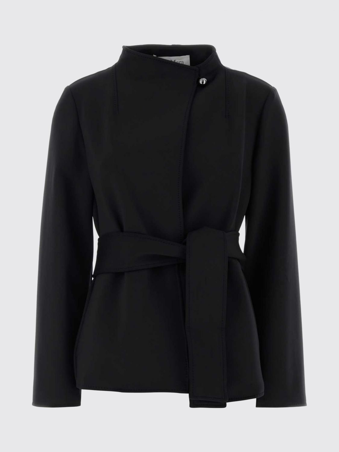 Max Mara Max Mara Jacket Woman Black Size XL / US 12-14 / IT 48-50 - 2 Thumbnail